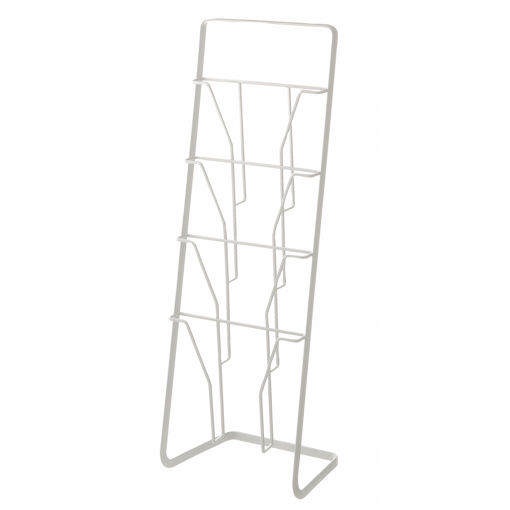 Magazine Rack with 4 Pockets : Slim Yet Spacious