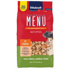 Image of Vitakraft MENU Small Animal Food for Hamster/Gerbil/Rat/Mouse 2lb