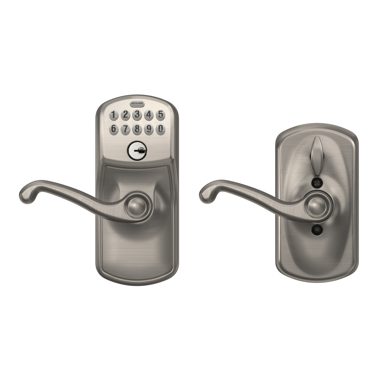Keypad Lever and Flair Lever with Flex Lock