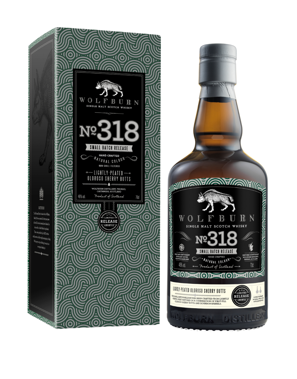 WOLFBURN SMALL BATCH NO. 318 SCOTCH WHISKY