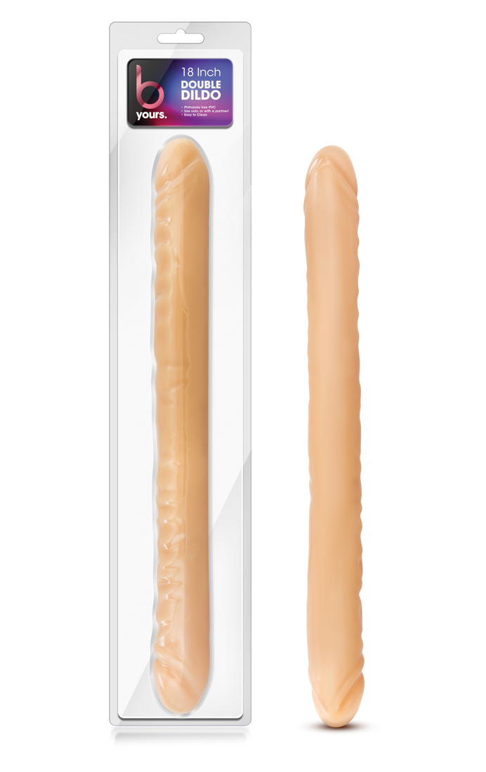 Blush B Yours Beige 18-Inch Long Dildo