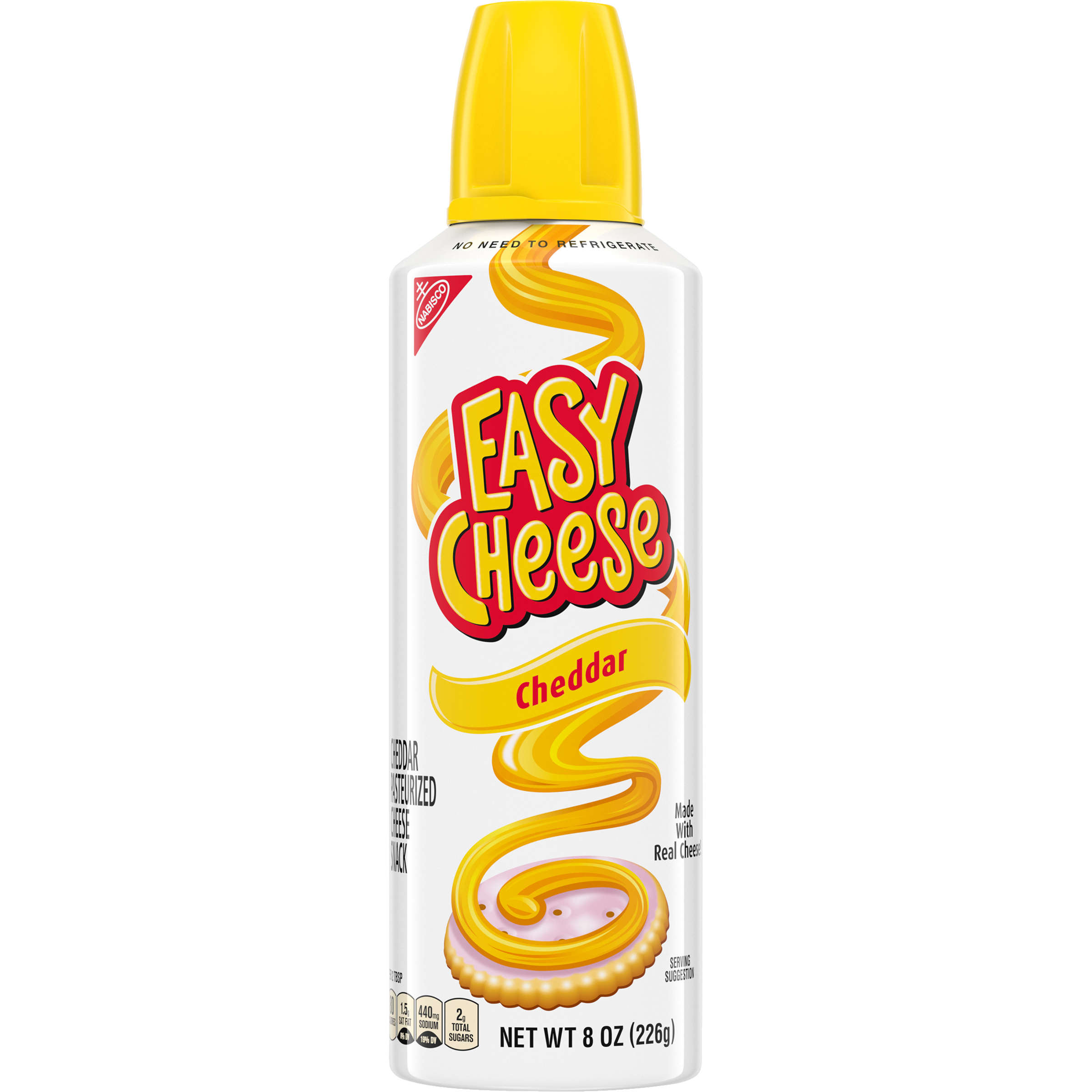 Easy Cheese Cheddar Cheese Snack, 8 oz-1
