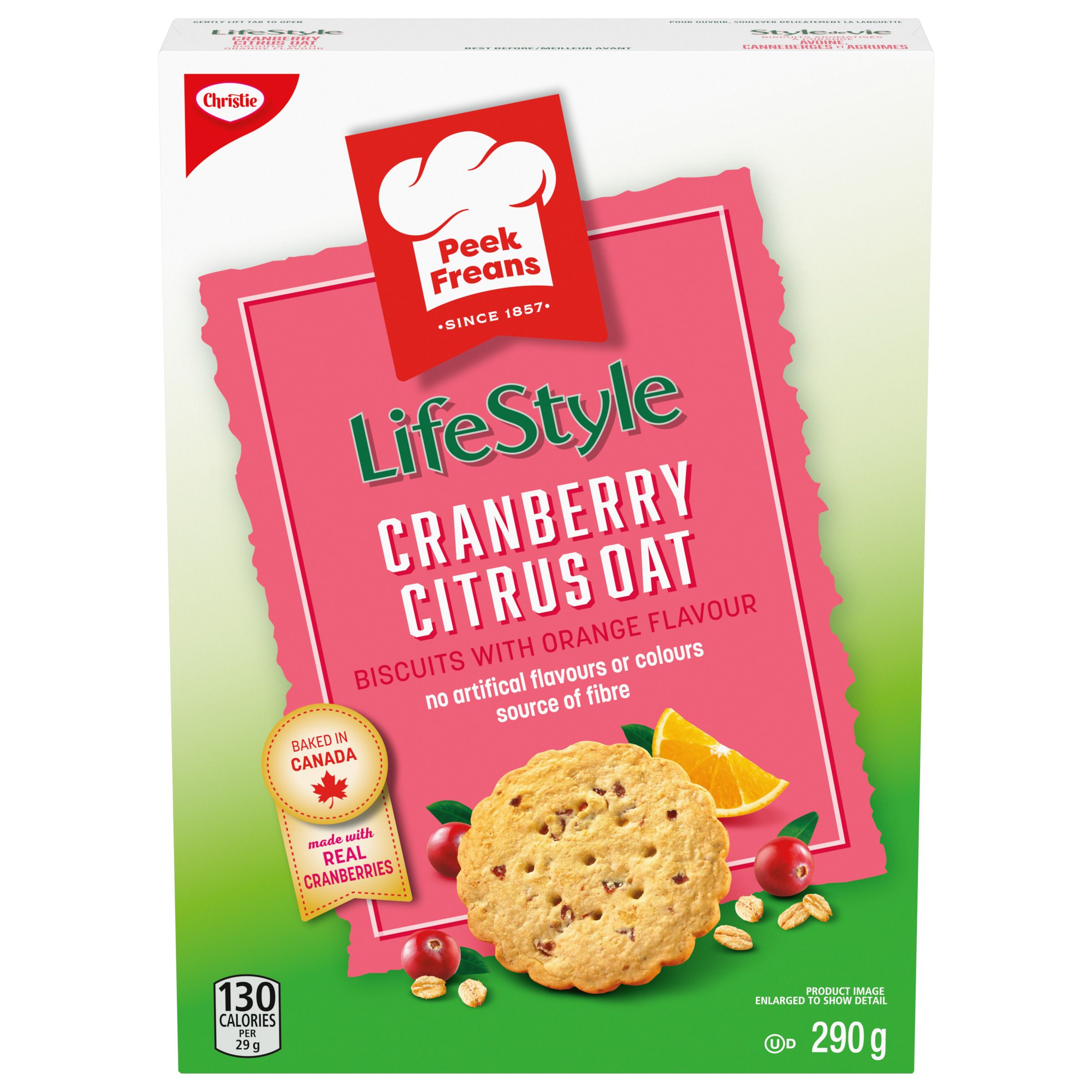 Peek Freans Lifestyle Cranberry Citris Oat Cookies, 290G-2