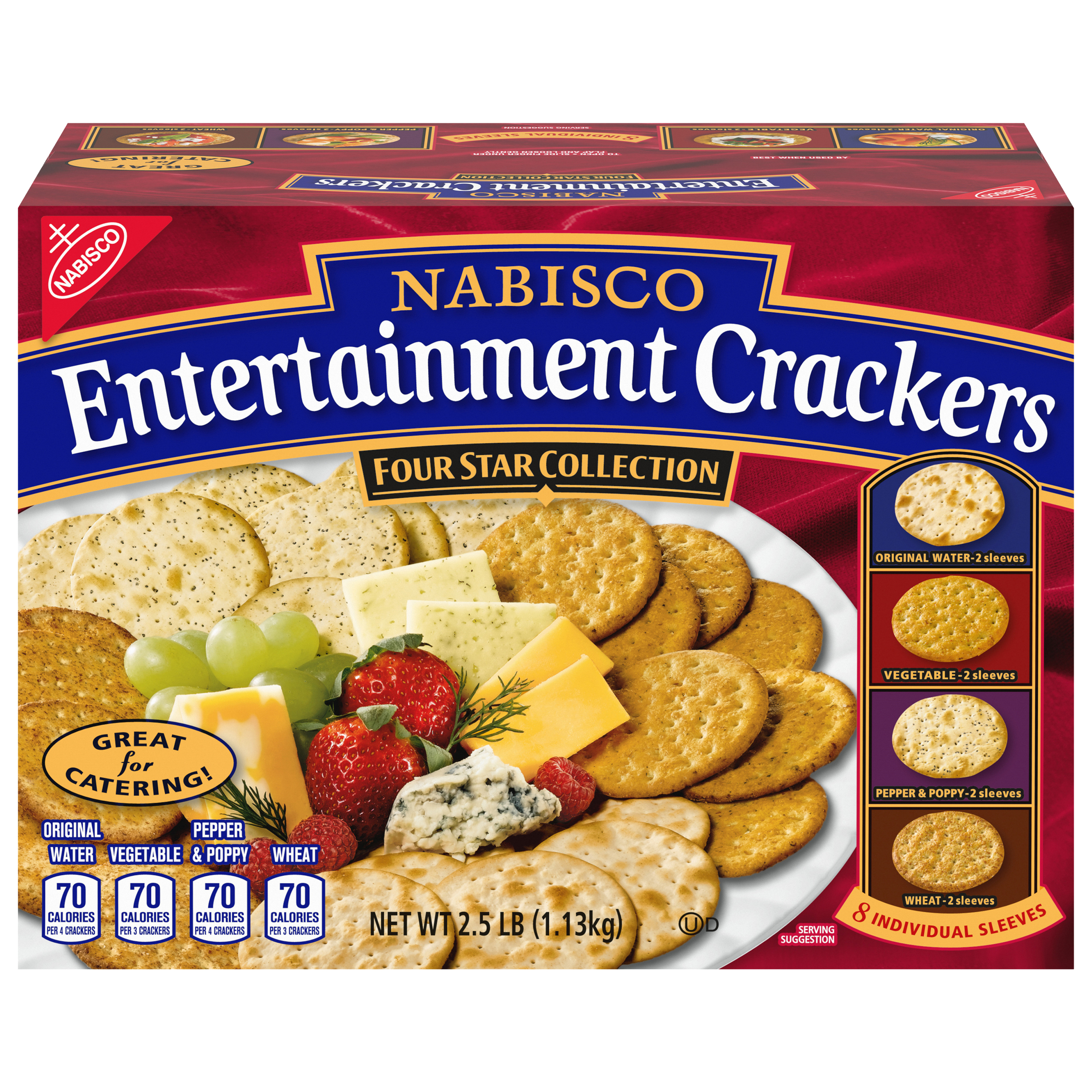 NABISCO Entertainment Assorted Crackers 4/40OZ
