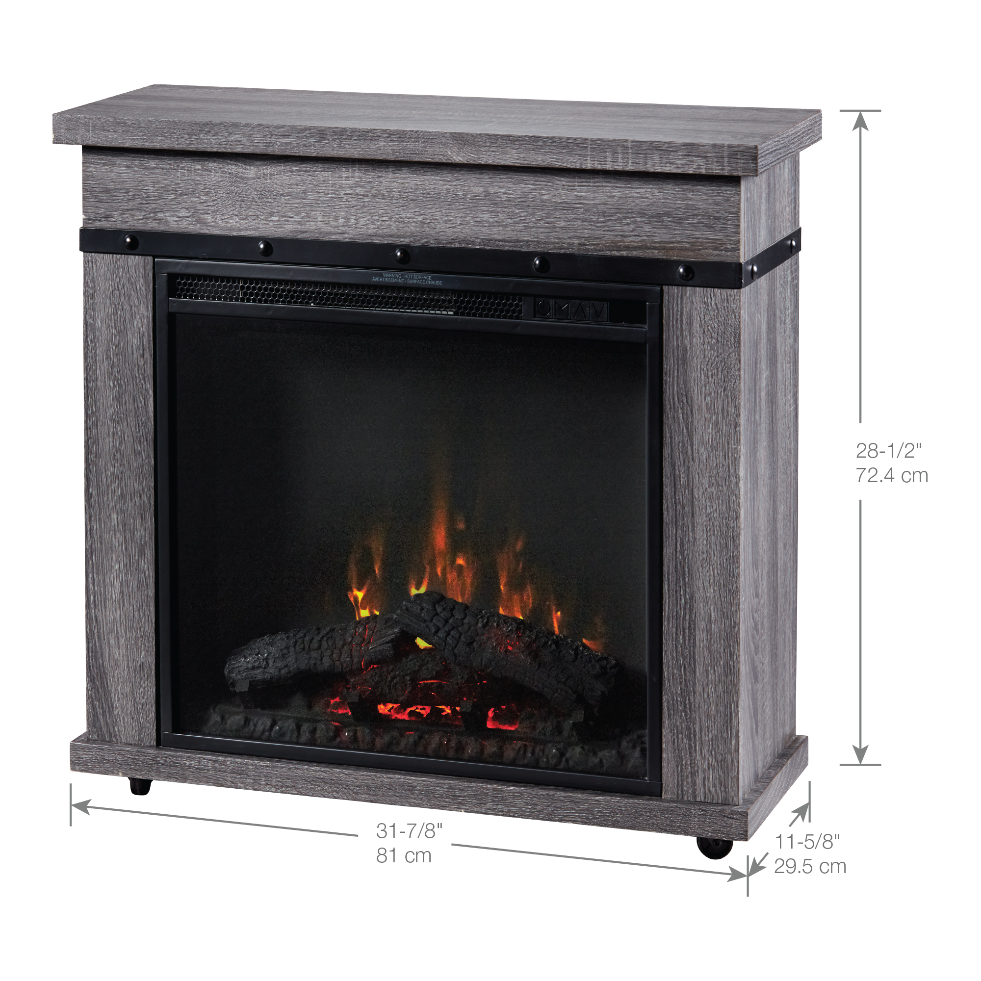 Dimplex Morgan Electric Fireplace Mantel Charcoal Oak Glen Dimplex Americas 5498