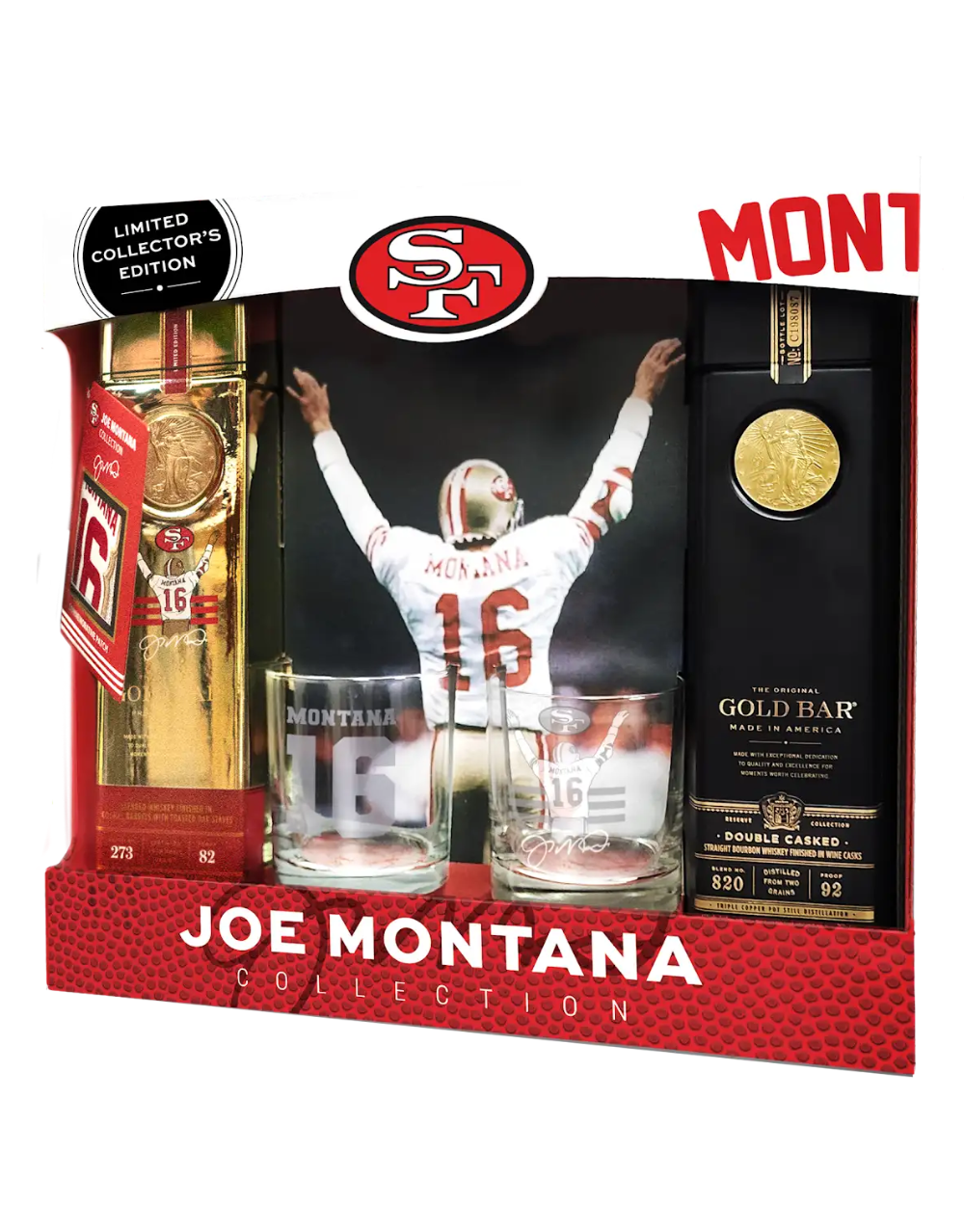 GOLD BAR WHISKEY JOE MONTANA SEASON KICKOFF COLLECTION