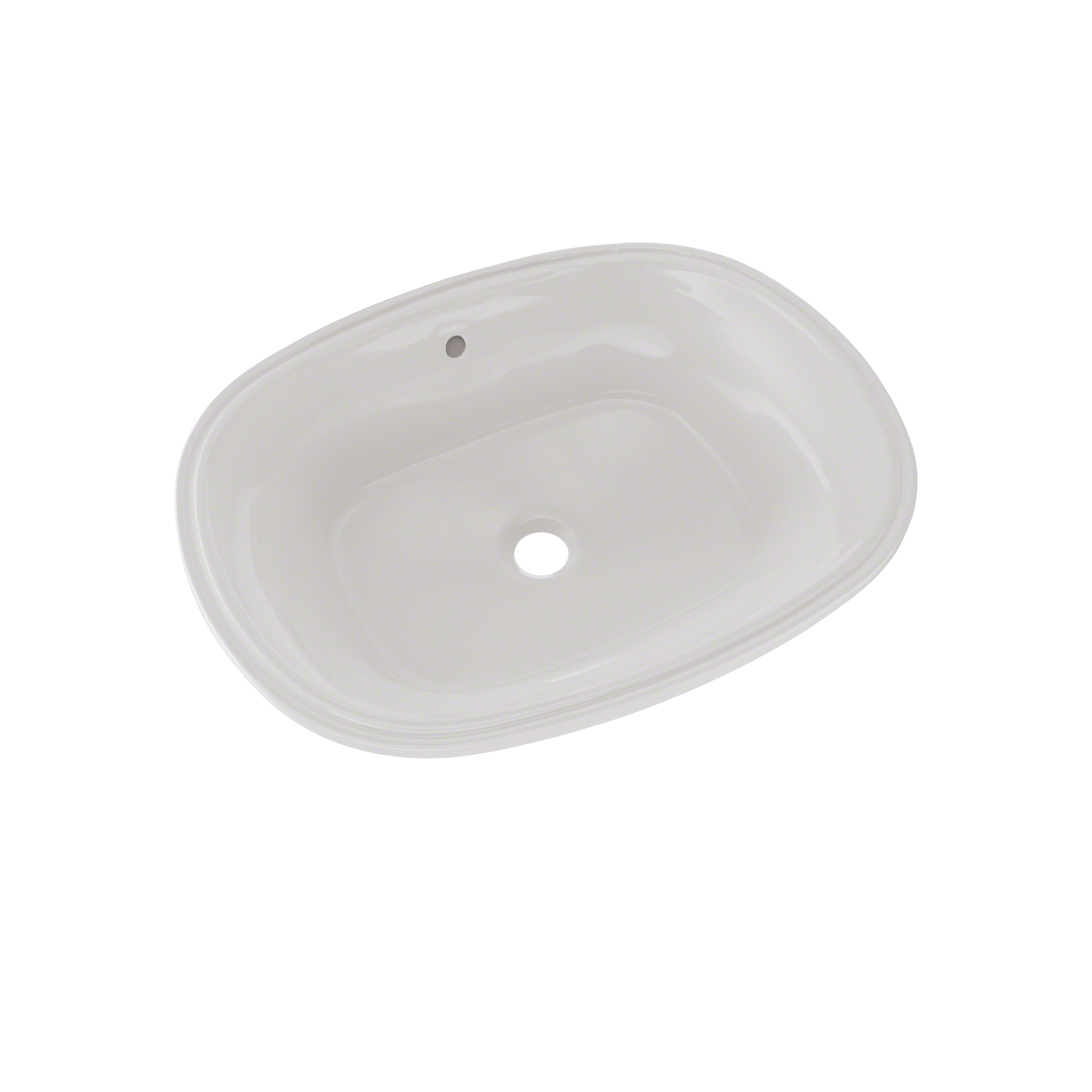 TOTO Maris 20-5/16" x 15-9/16" Oval Undermount Bathroom Sink with CEFIONTECT, Colonial White, Vitreous China, LT481G#11