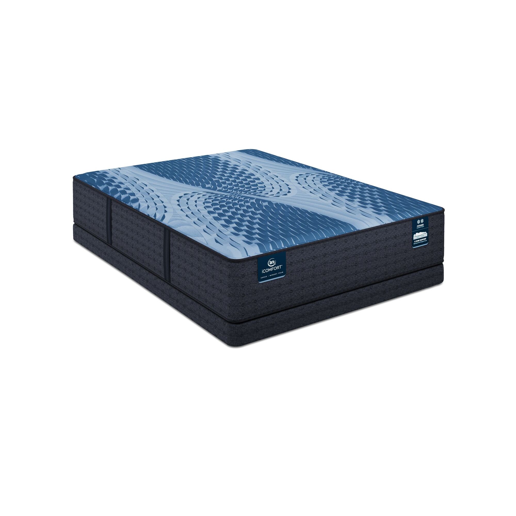 Serta iComfort iComfort Aspire 14 Memory Foam Plush Low Profile Mattress Set -Twin XL