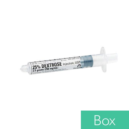 Dextrose 25% 10ml Infant SYG Needless PFS