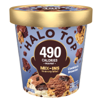 Cookies & Chocolate Brownies Light Ice Cream, Lower Calorie Frozen Dessert Pint, 16 fl oz