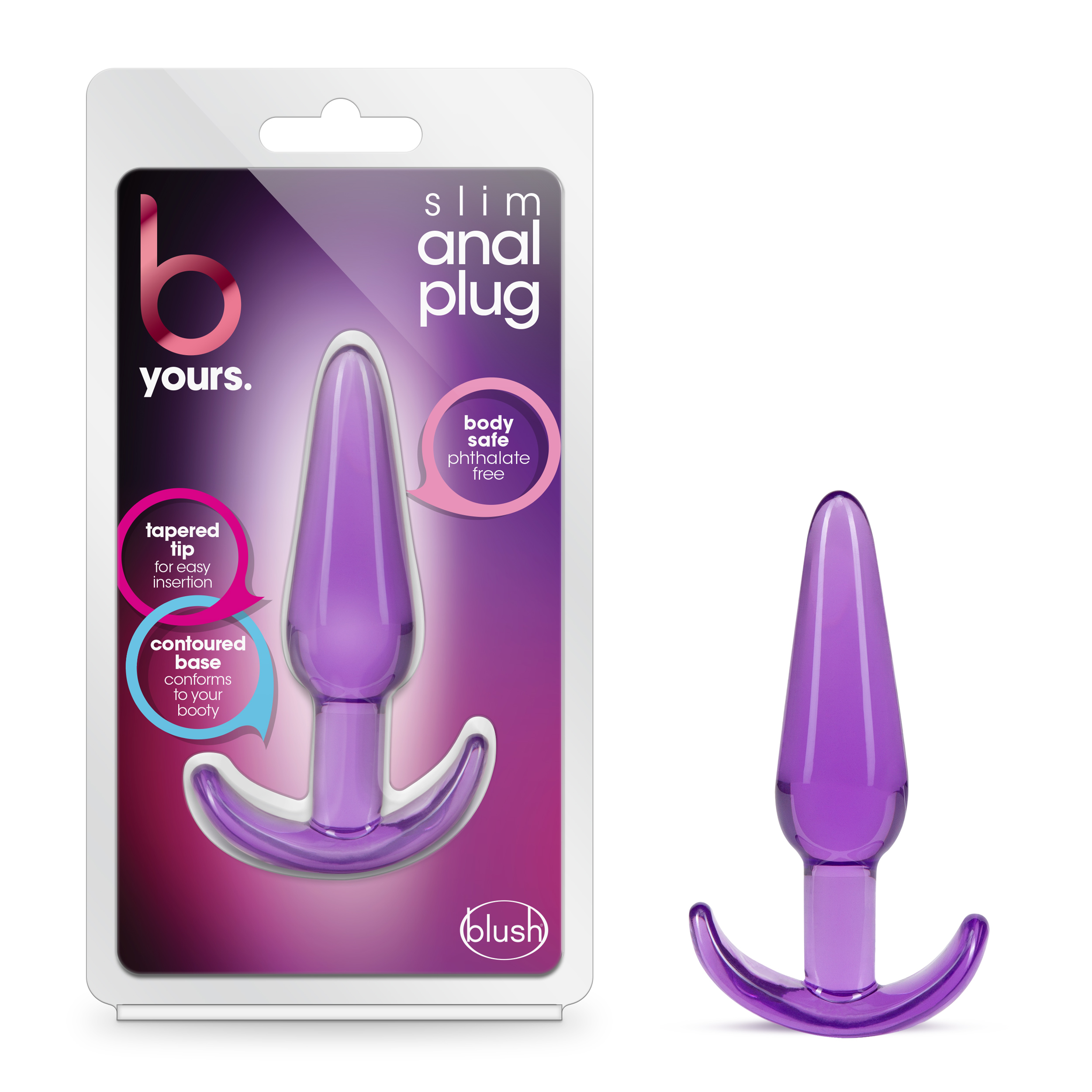 Blush B Yours Slim Blue 4.25-Inch Anal Plug