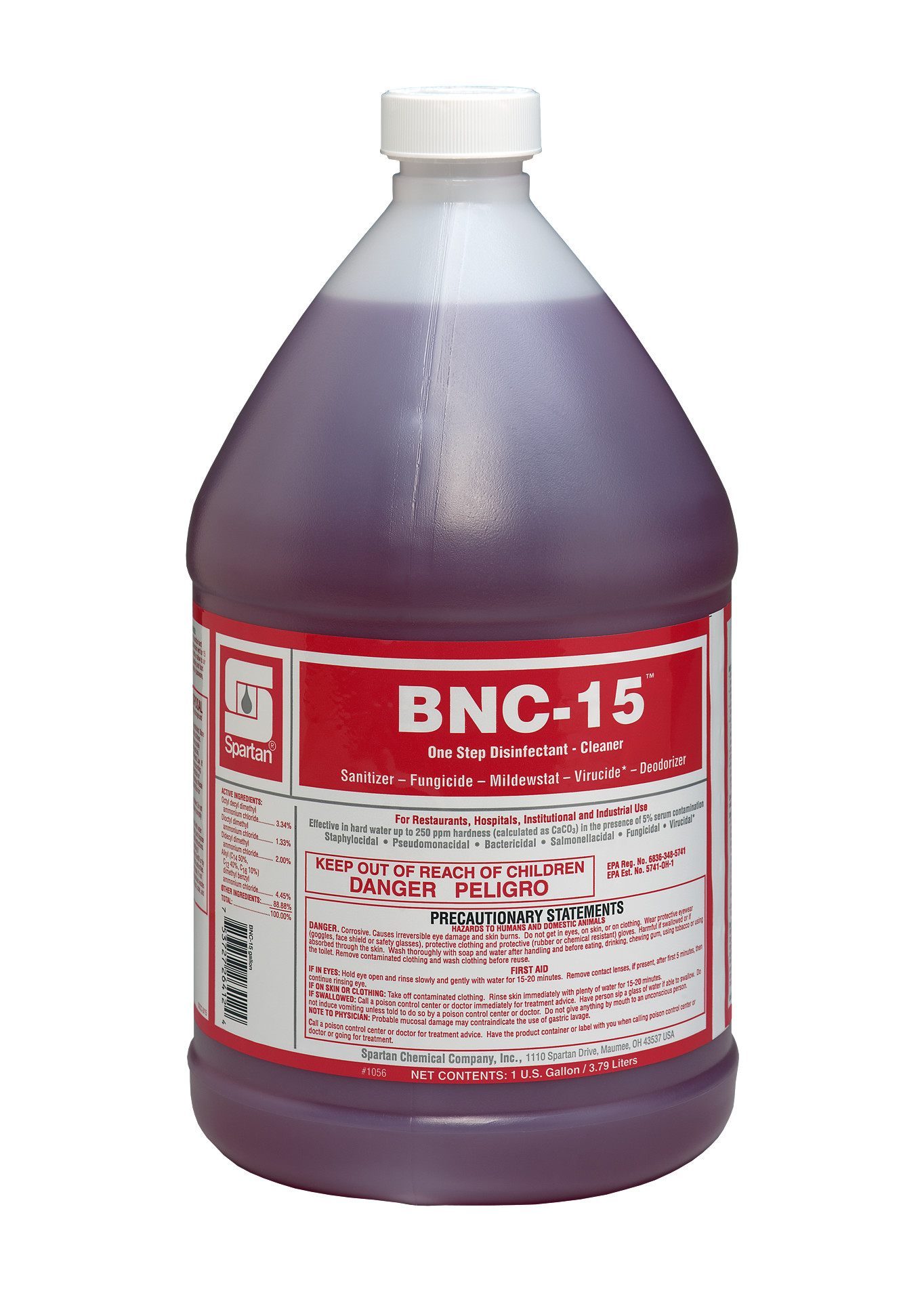 Spartan Chemical Company BNC-15, 1 GAL 4/CSE