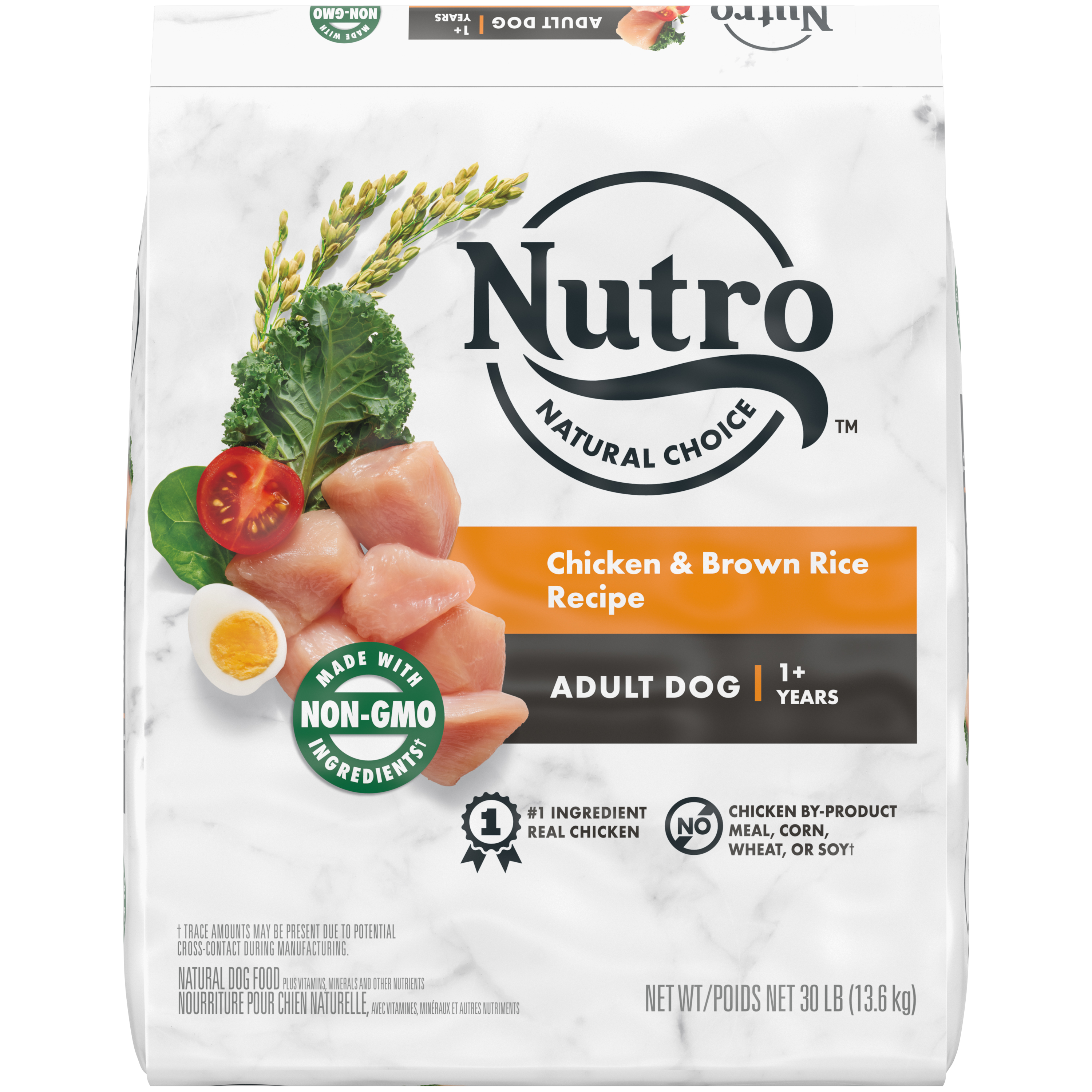30 Lb Nutro Wholesome Adult Chicken/Rice - Food