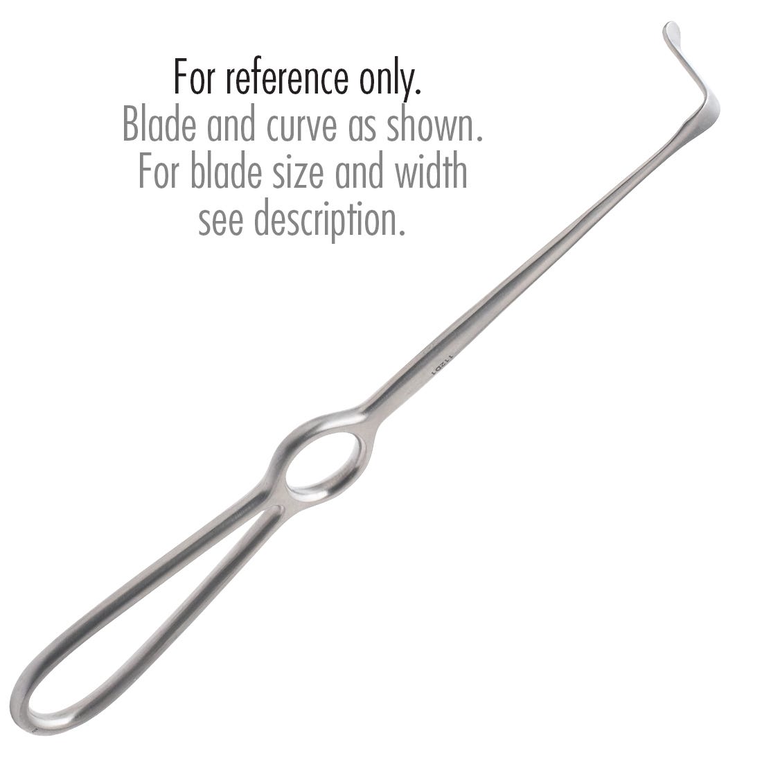 Obwegeser Type Surgical Retractor Standard, Curved Up, 16mm x 80mm