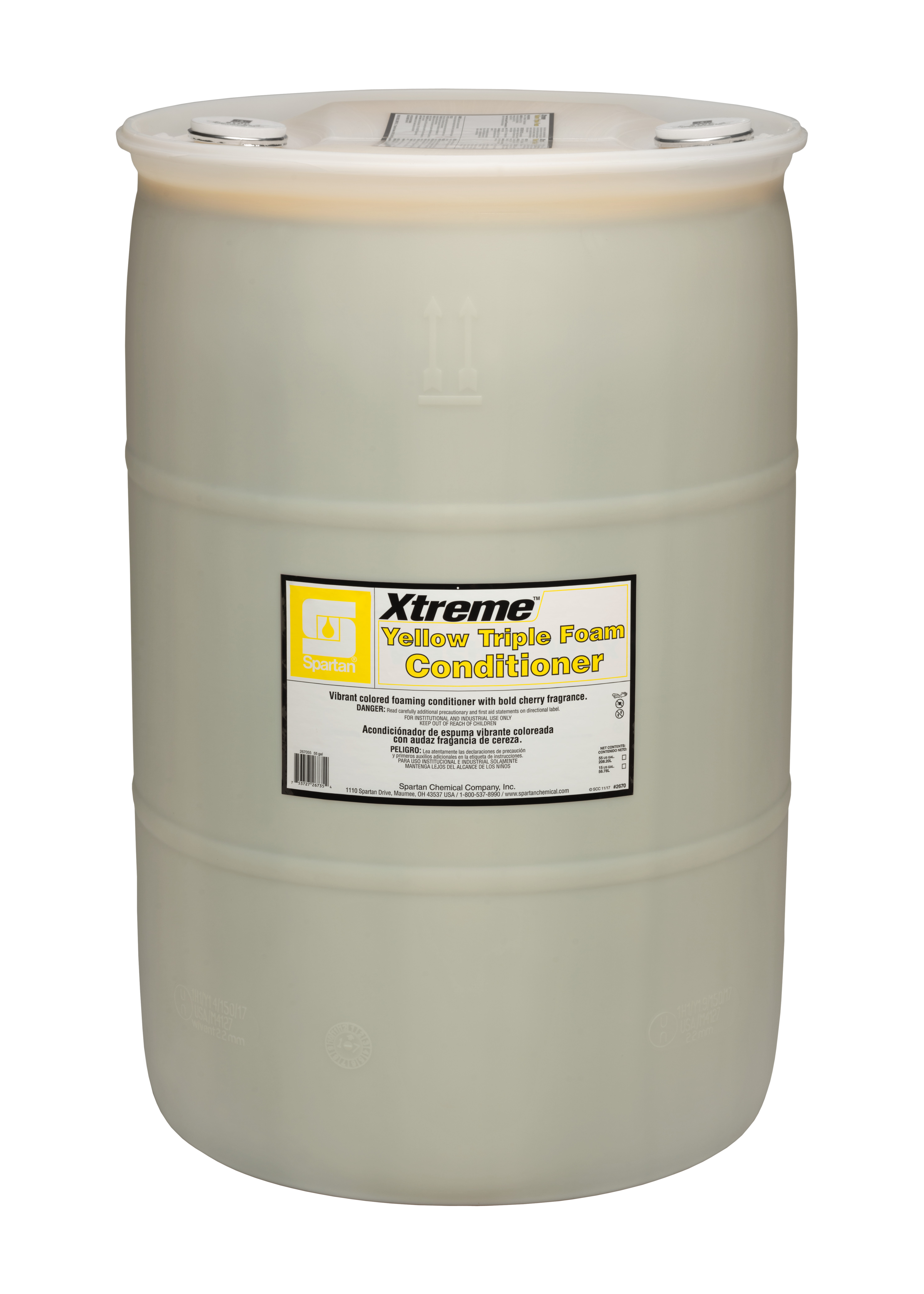Spartan Chemical Company Xtreme Yellow Triple Foam Conditioner, 55 GAL DRUM