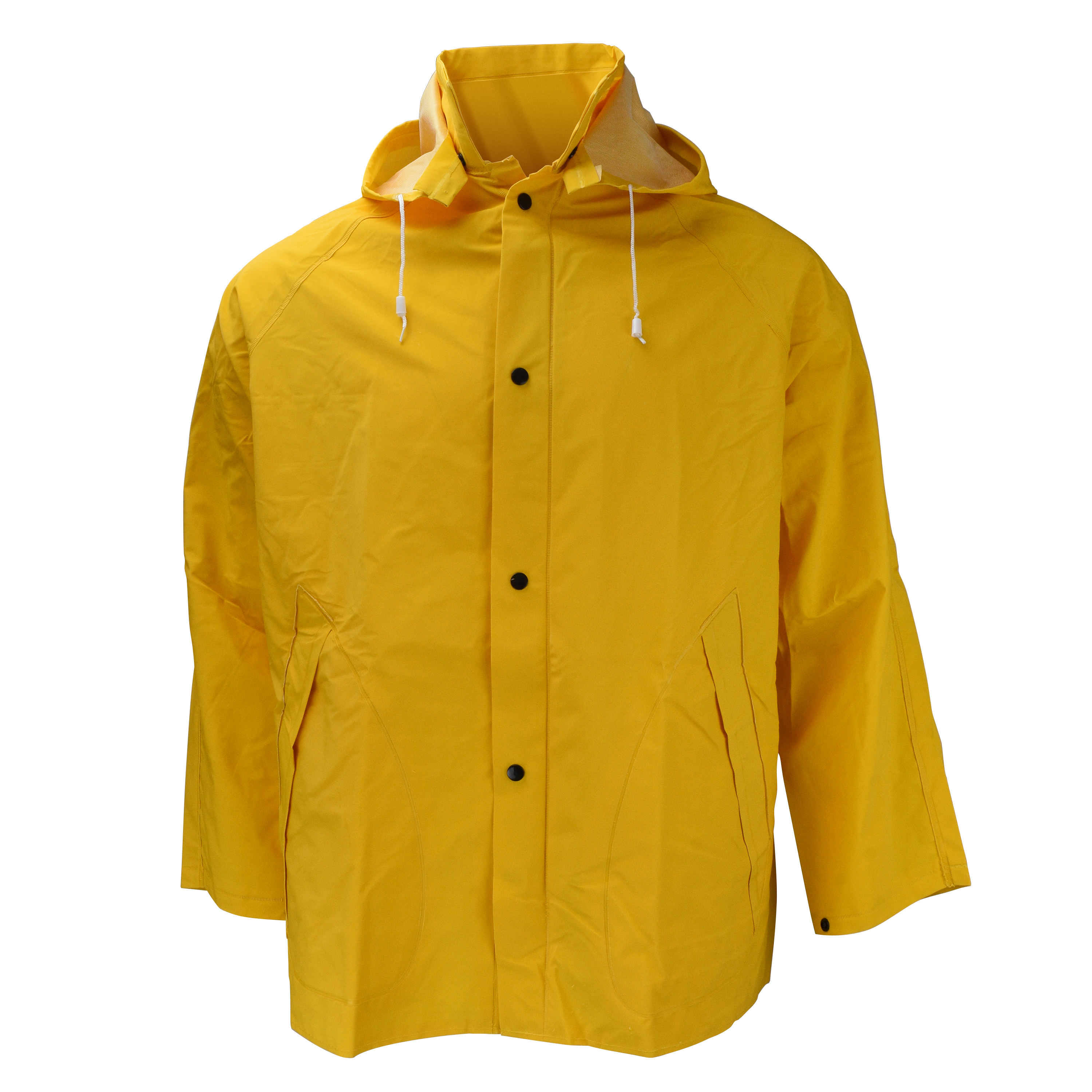 1600JH Economy Jacket with Snap-On Hood - Safety Yellow - Size 2X