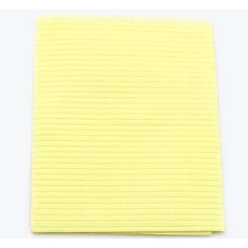 Ultragard® Patient Towels, 2-Ply Tissue with Poly, 19" x 16", Yellow - 500/Case
