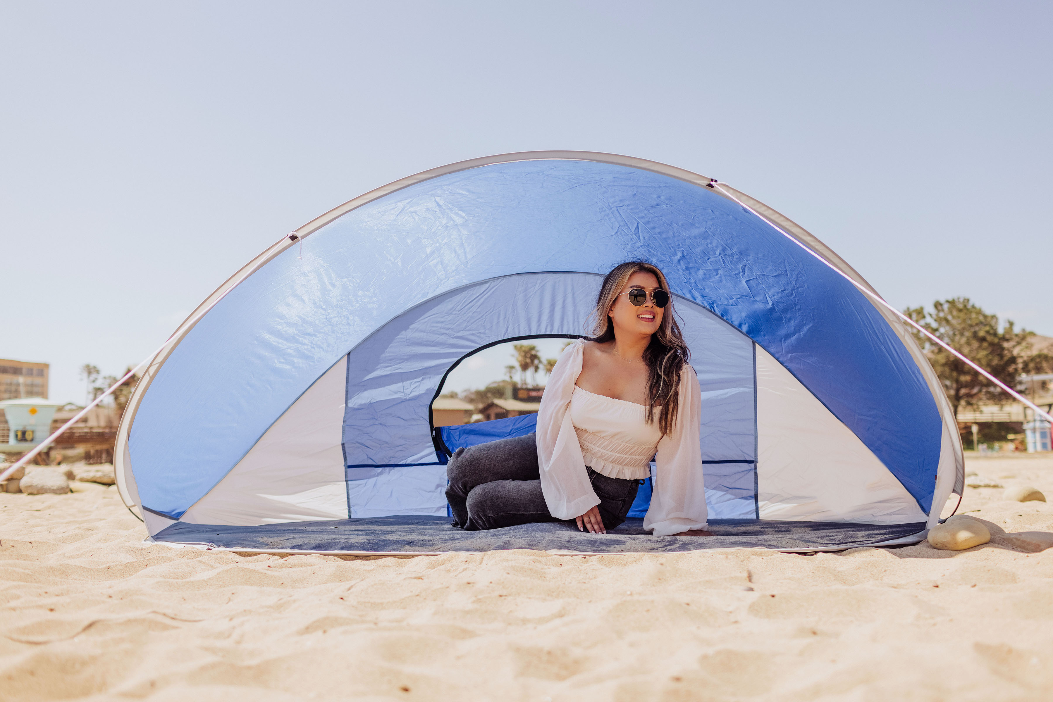 Kansas Jayhawks - Manta Portable Beach Tent