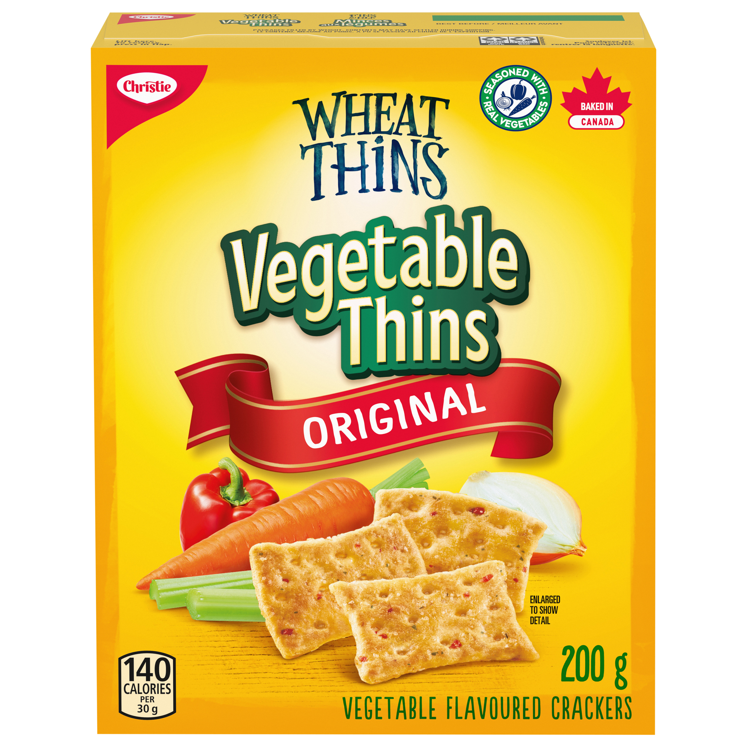 Wheat Thins Vegetable Thins Crackers 200 G