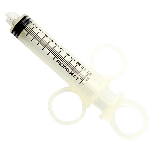Control Syringe Luer Lock 12cc - 40/Box