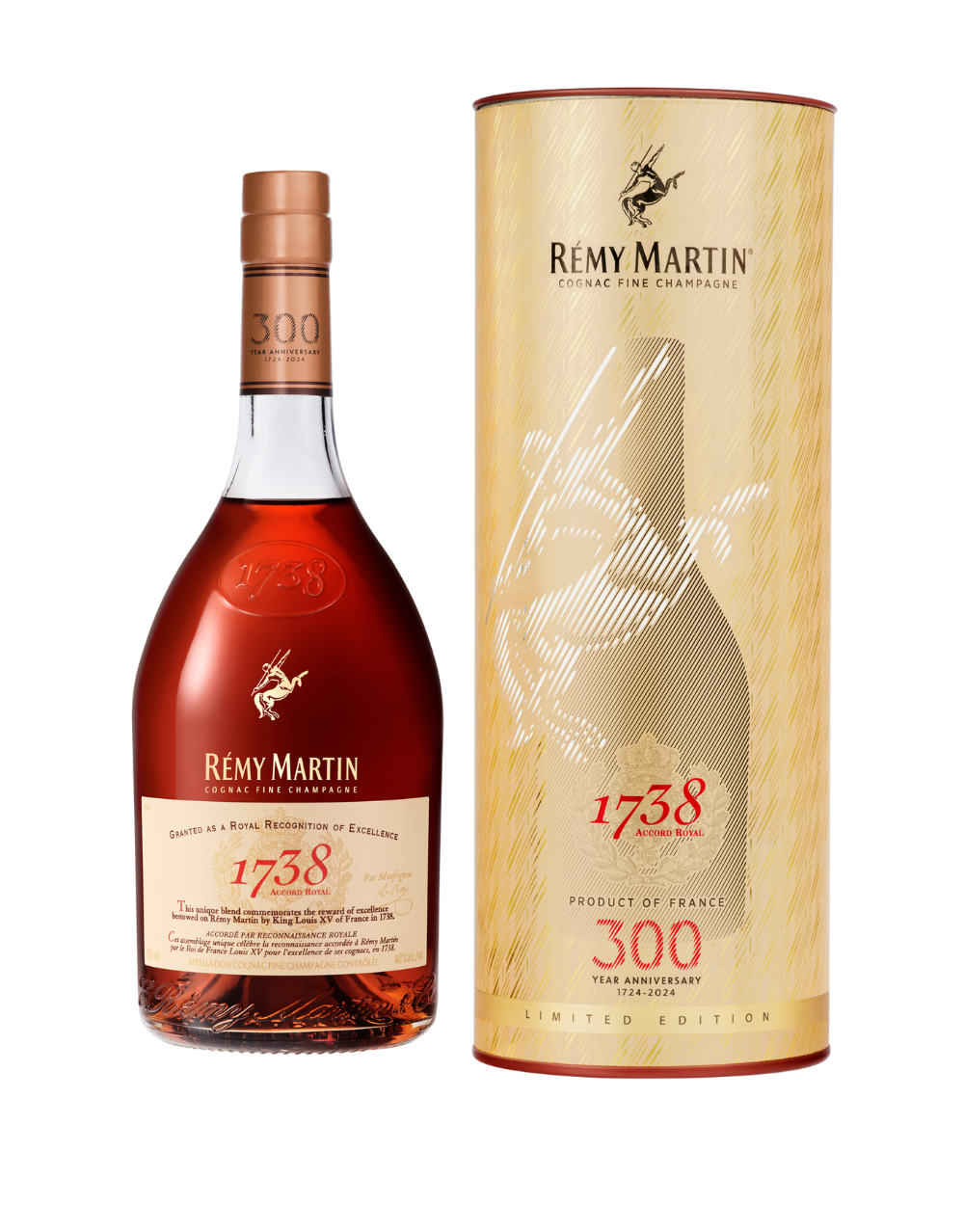 RÉMY MARTIN 1738 ACCORD ROYAL 300 YEAR ANNIVERSARY LIMITED EDITION