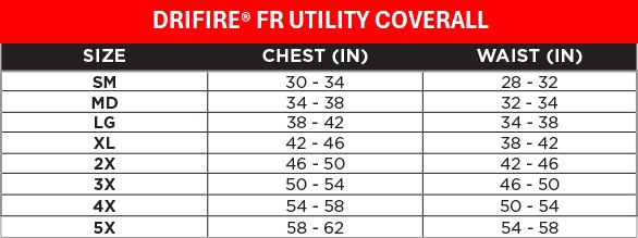 Sizing Chart