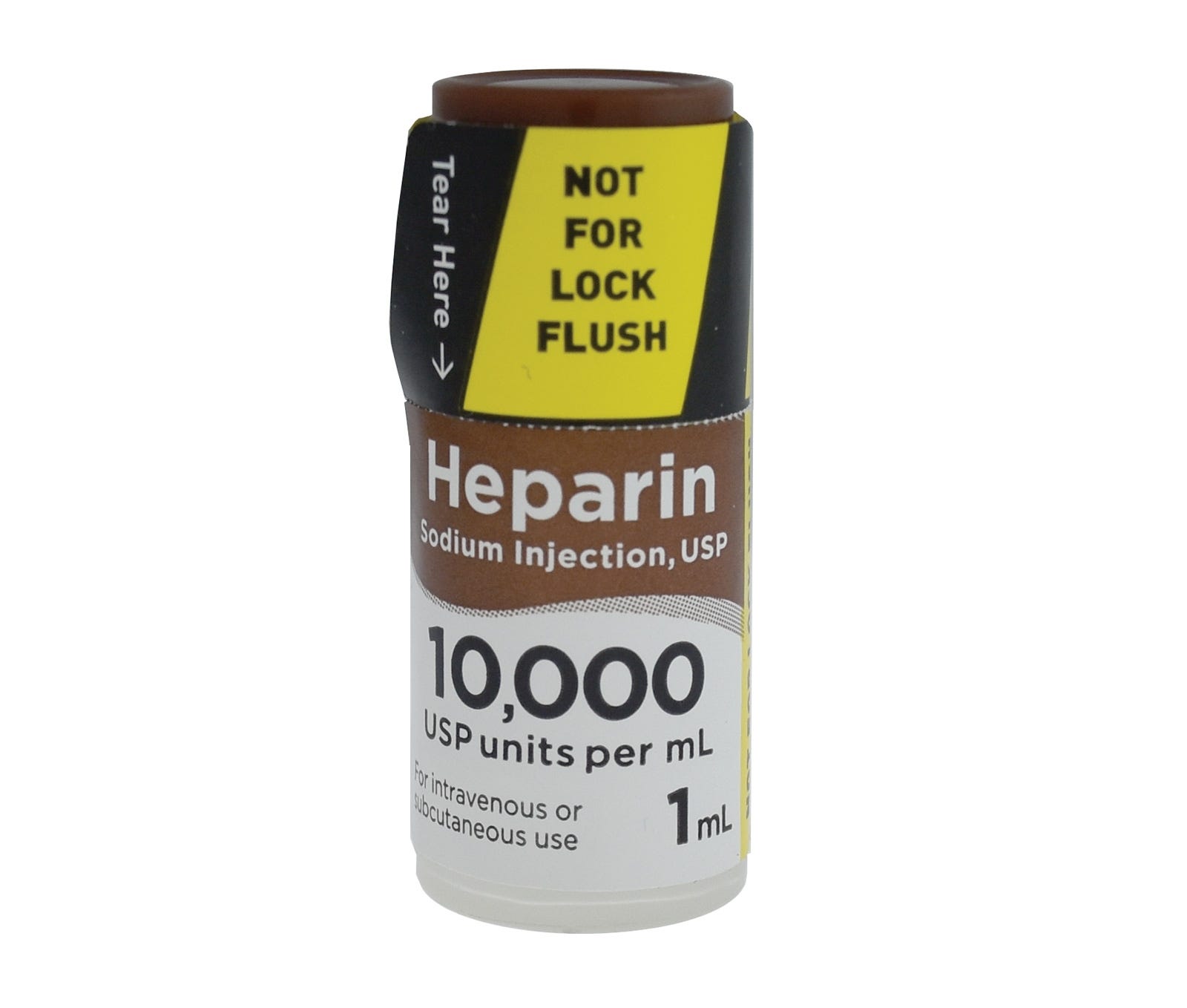 Heparin - 10,000u/ml, 1ml Vial Injection
