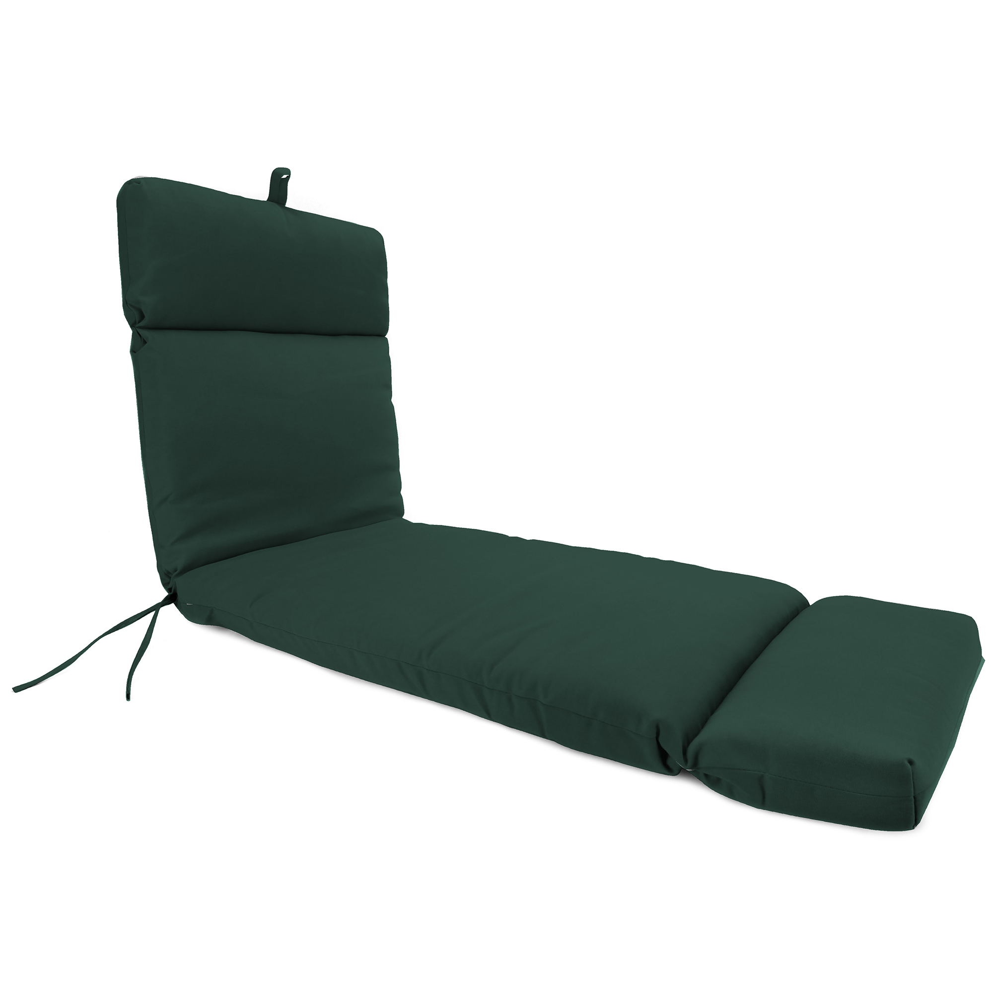 New Outdoor Patio Chaise Lounge Cushion with Ties and Loop 72" x 22", UV Treated - Picture 7 of 18