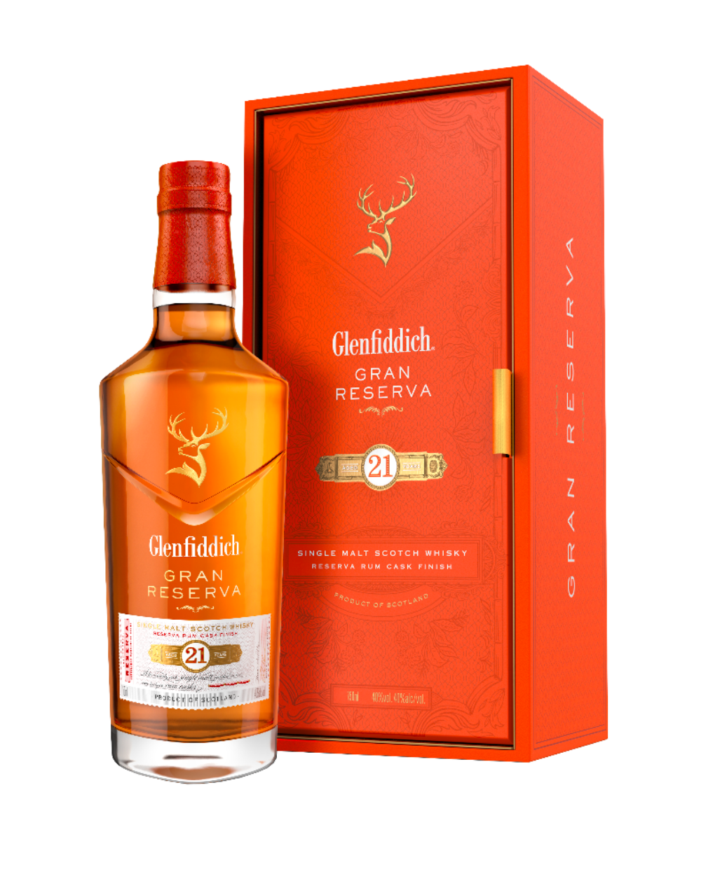 GLENFIDDICH 21 YEAR OLD GRAN RESERVA SINGLE MALT SCOTCH WHISKY