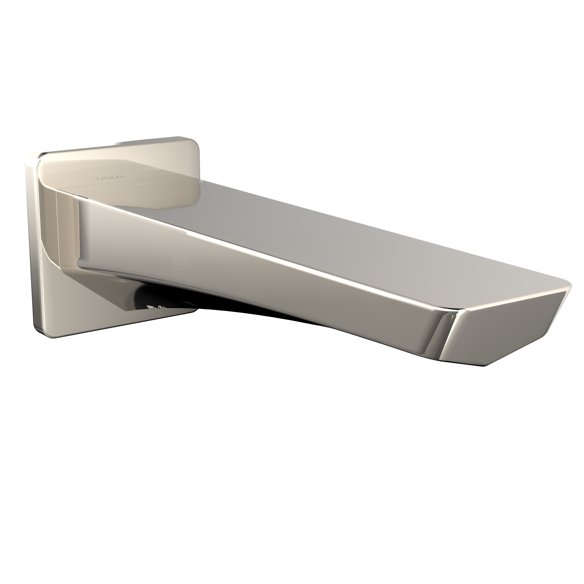 TOTO GE Wall Tub Spout, Polished Nickel, Brass, TBG07001U#PN