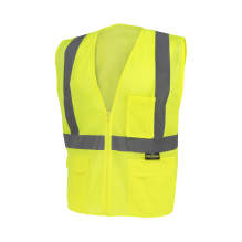 Radians SV28-2 Type R Class 2 Mesh Safety Vest with Zipper Closure