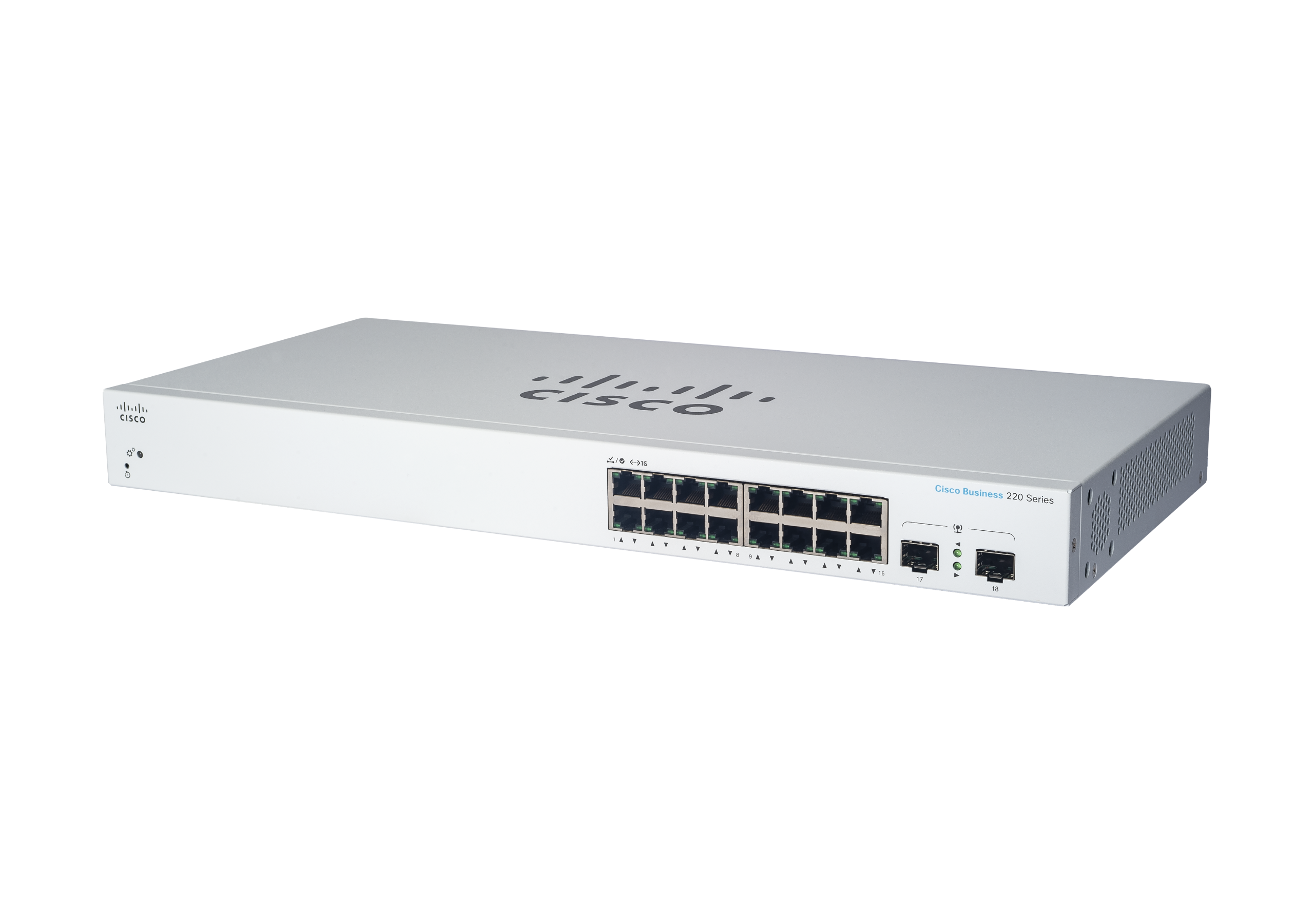 Cisco+Business+16-Port+2x+SFP+L2+Managed+Ethernet+Switch+CBS22016P2GNA