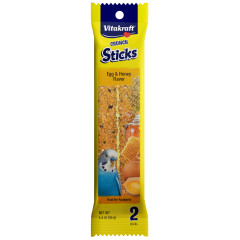 Image of Vitakraft Crunch Sticks Treat for Parakeet  Egg & Honey Flavor - 2 Sticks