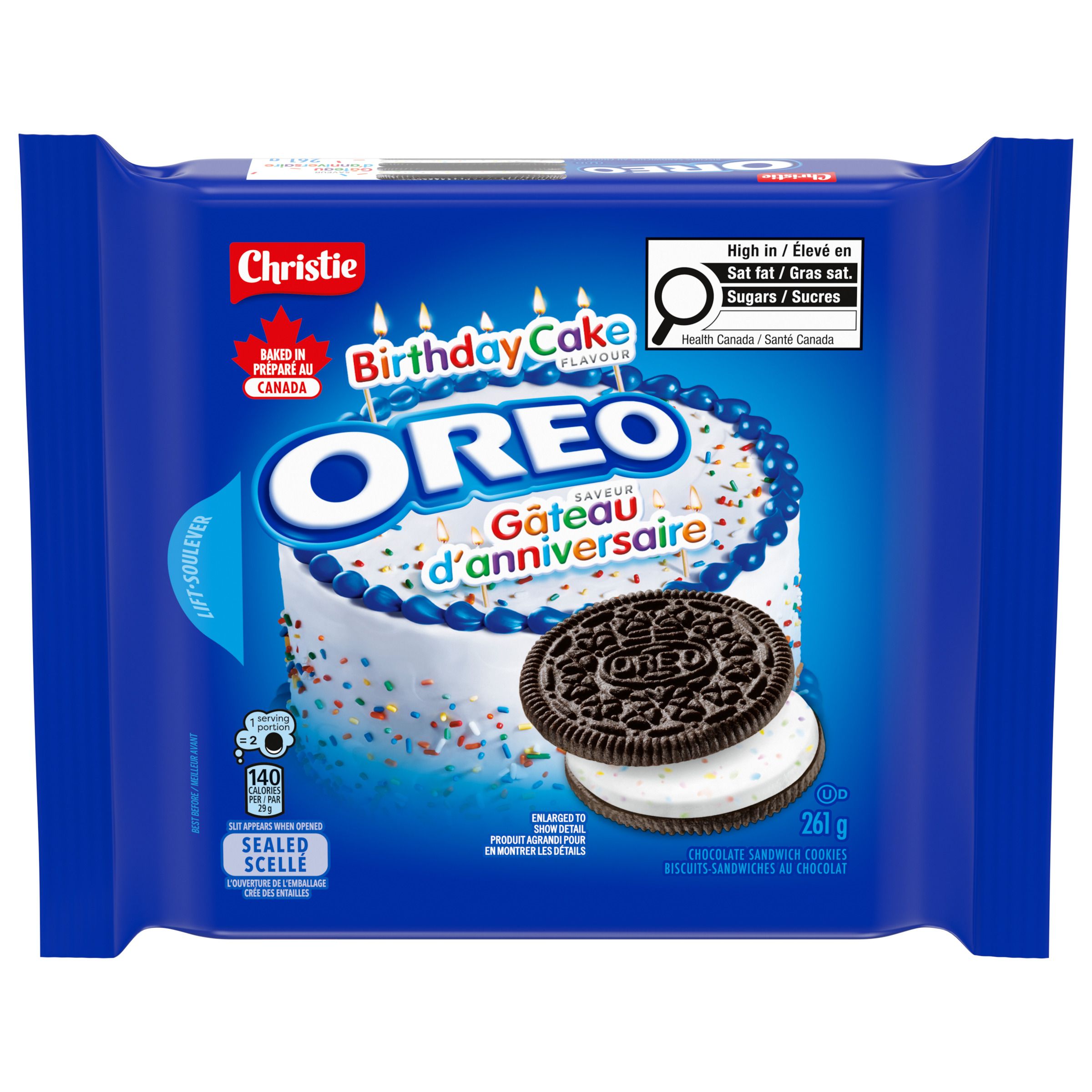 Oreo Birthday Cake Crème Cookies 261G