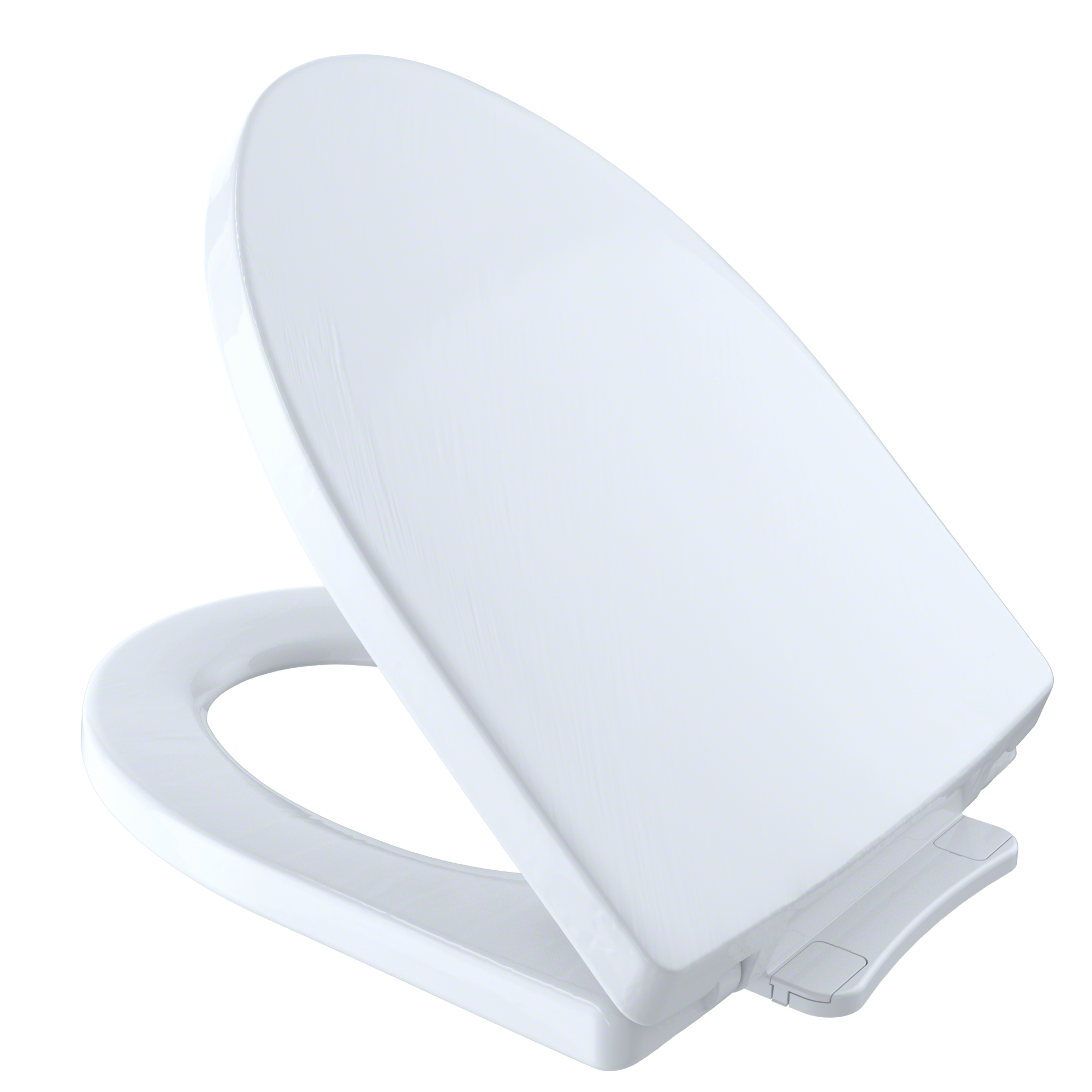 TOTO Soire SoftClose Non Slamming, Slow Close Elongated Toilet Seat and Lid, Cotton White, Plastic, SS214#01