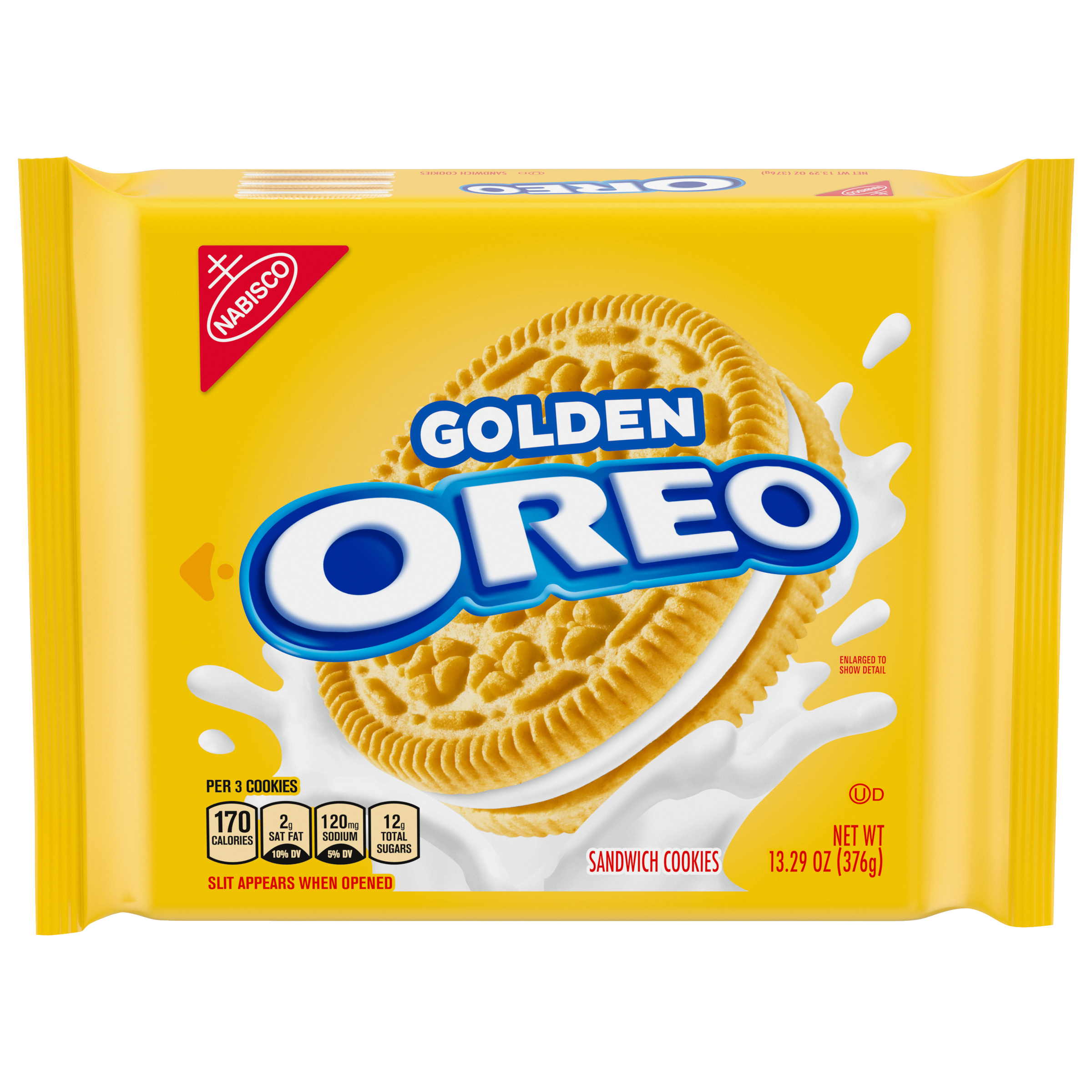 OREO Golden Sandwich Cookies, 13.29 oz-0
