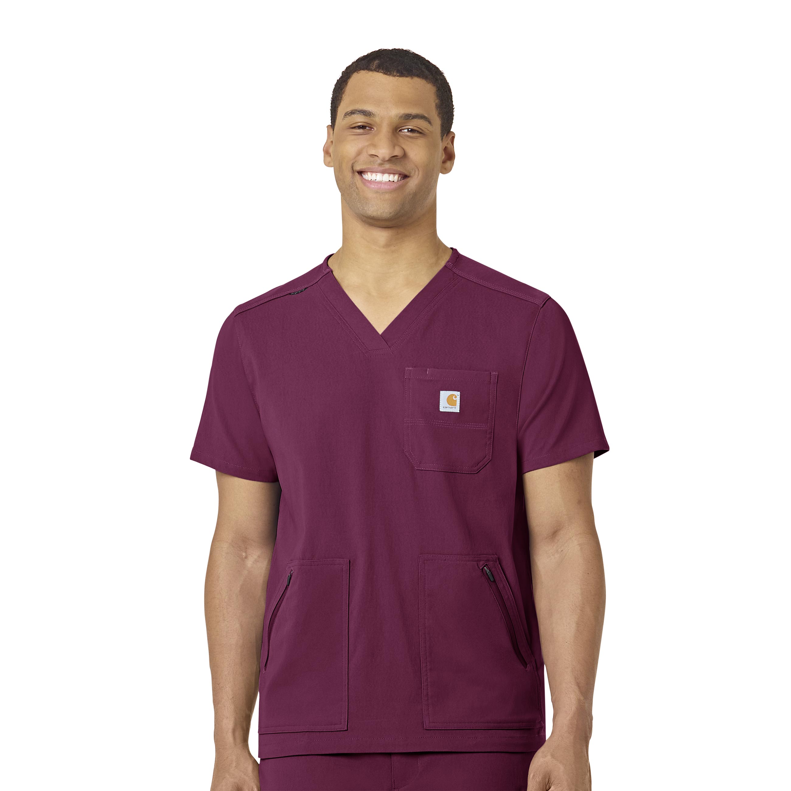 Carhartt NEW Rugged Flex Peak C15037 Men&#8216;s 5 Pocket Water Repelling Scrub Top-Carhartt