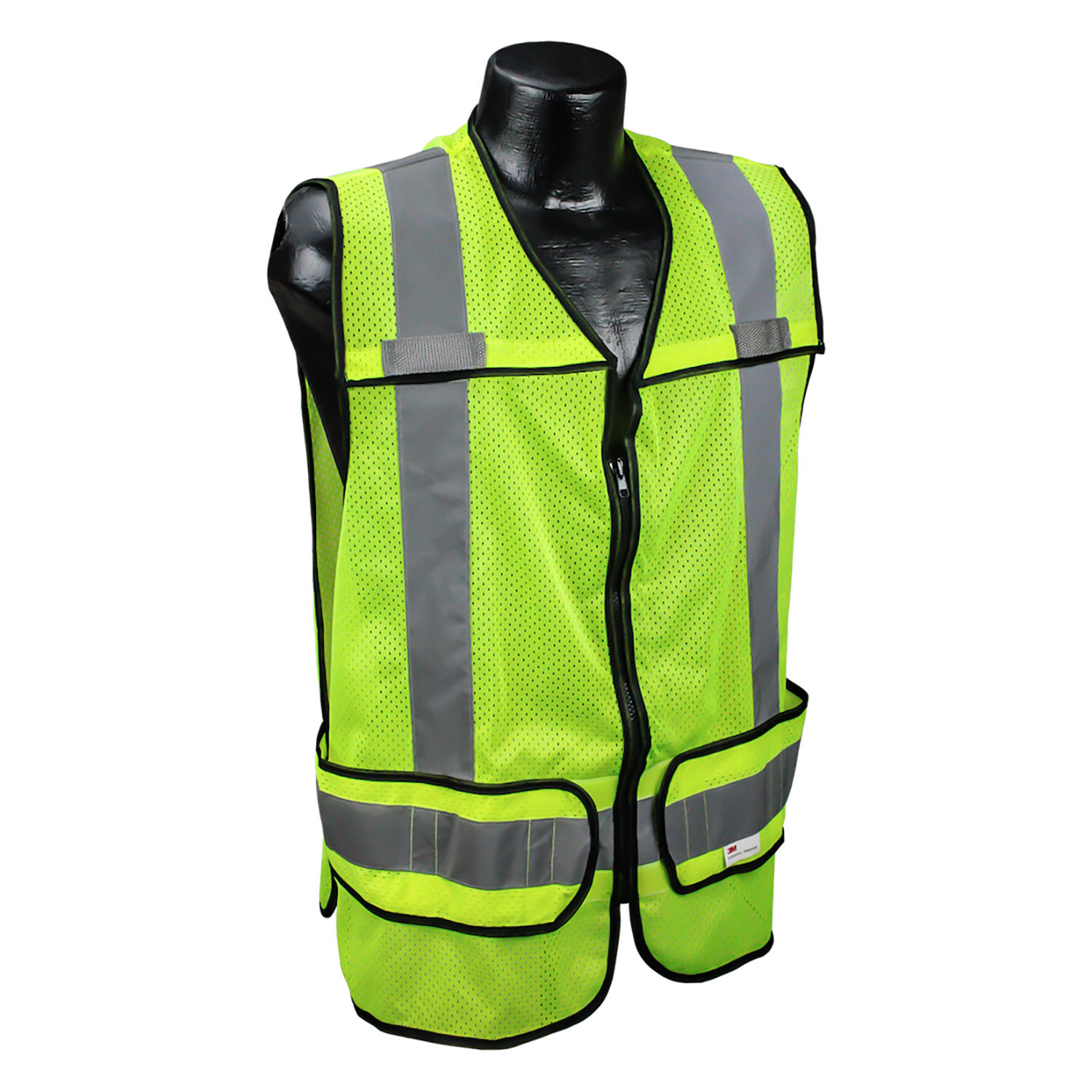 LHV-5-PC-ZR Class 2 Breakaway Vest - Green - Size 2X-4X