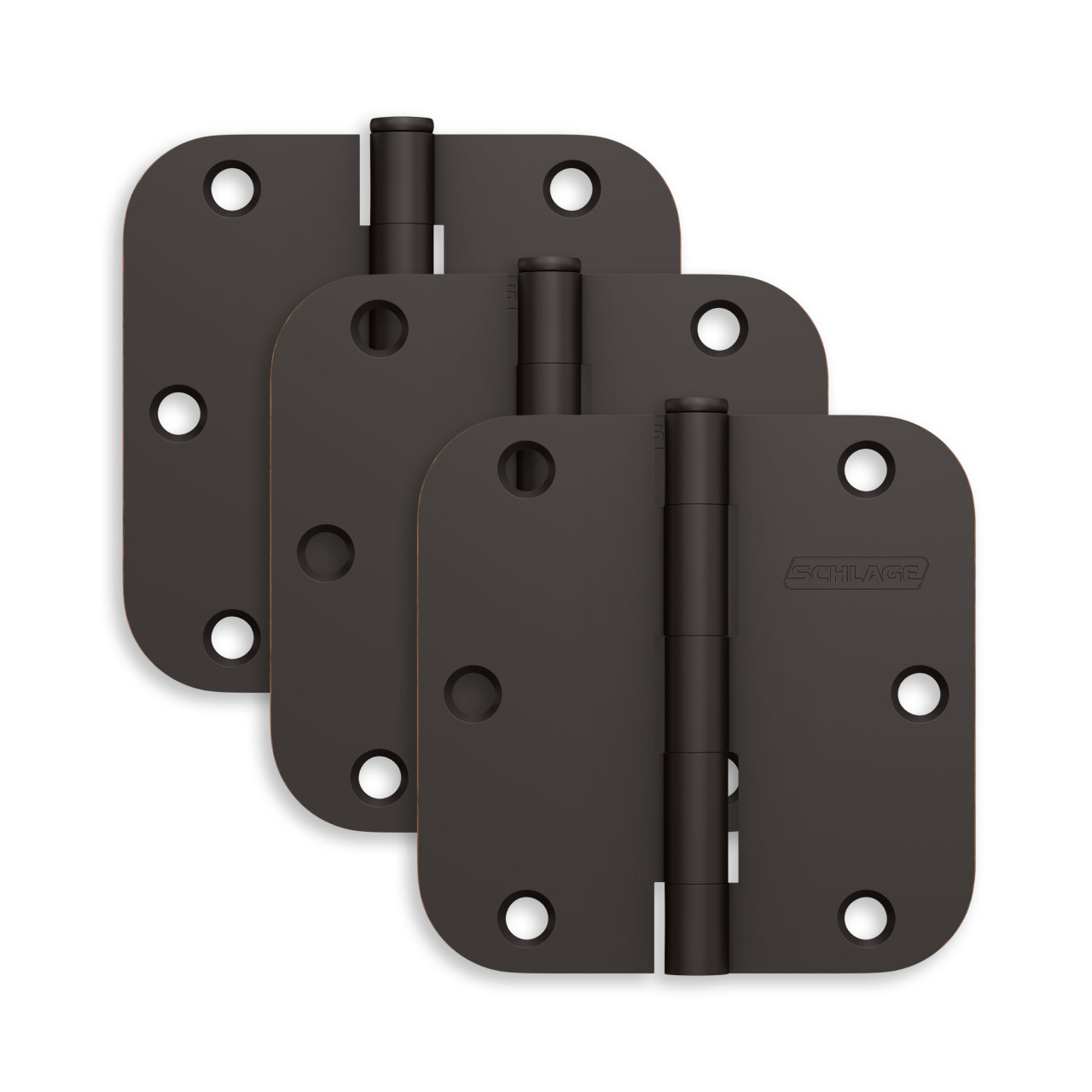 3.5" Round Hinge 5/8" Radius