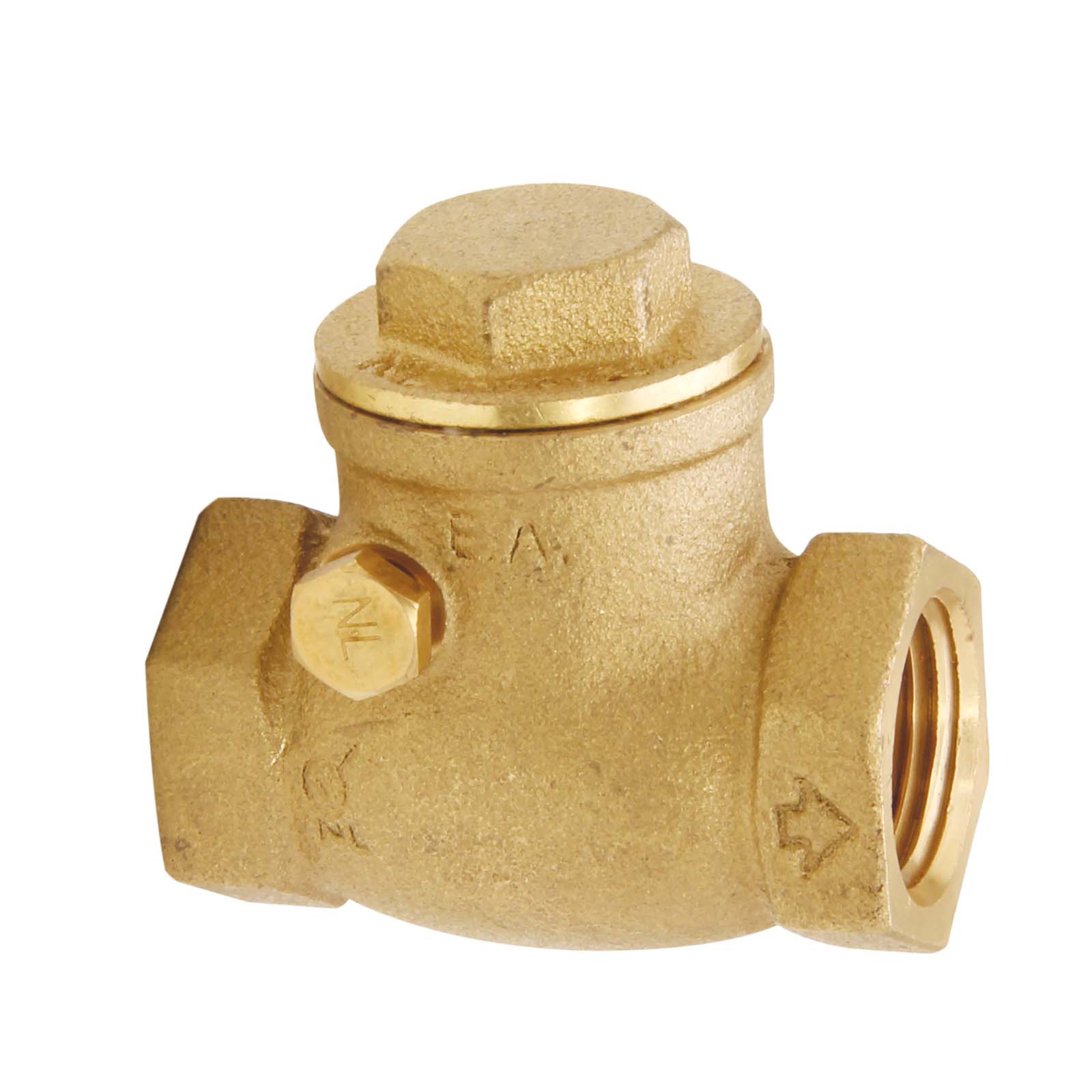 Wolverine Brass® 54293NL ProSeries 1" FIP Brass Swing Check Valve