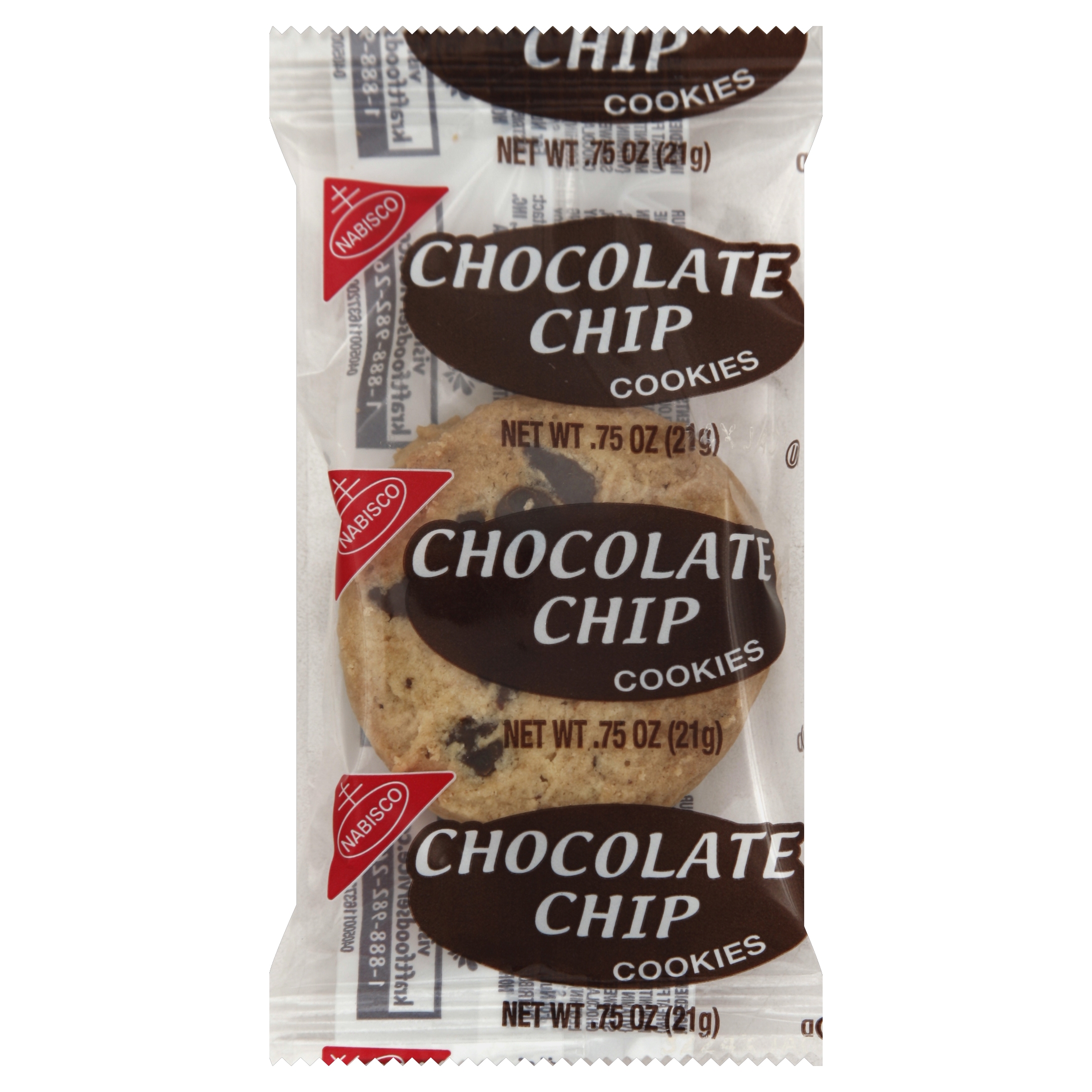 NABISCO Chocolate Chip Cookies 2CT 100/.75 OZ