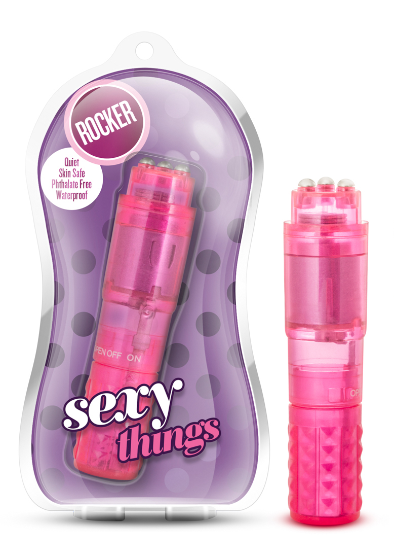 Blush Sexy Things Rocker Pink 4-Inch Vibrating Mini Vibrator