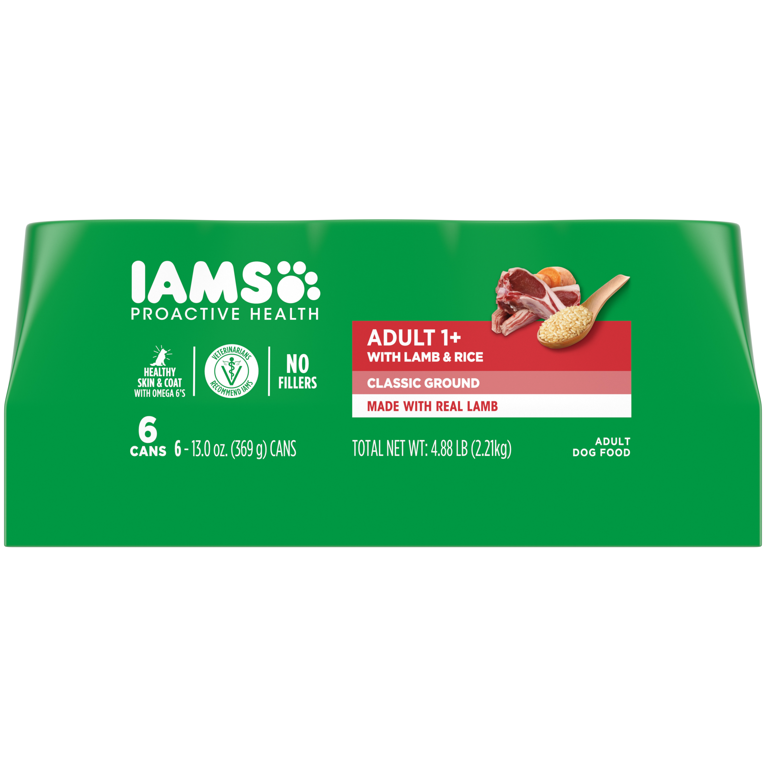 6Pk 13 oz. Iams Lamb & Whole Grain Brown Rice Multipack - Health/First Aid