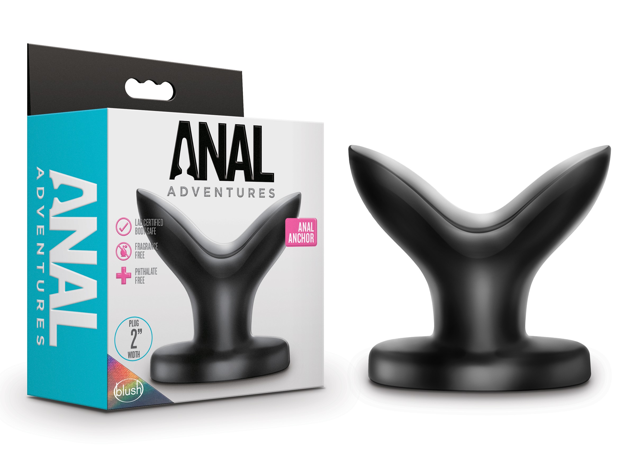 Blush Anal Adventures Anchor Black 4-Inch Anal Plug