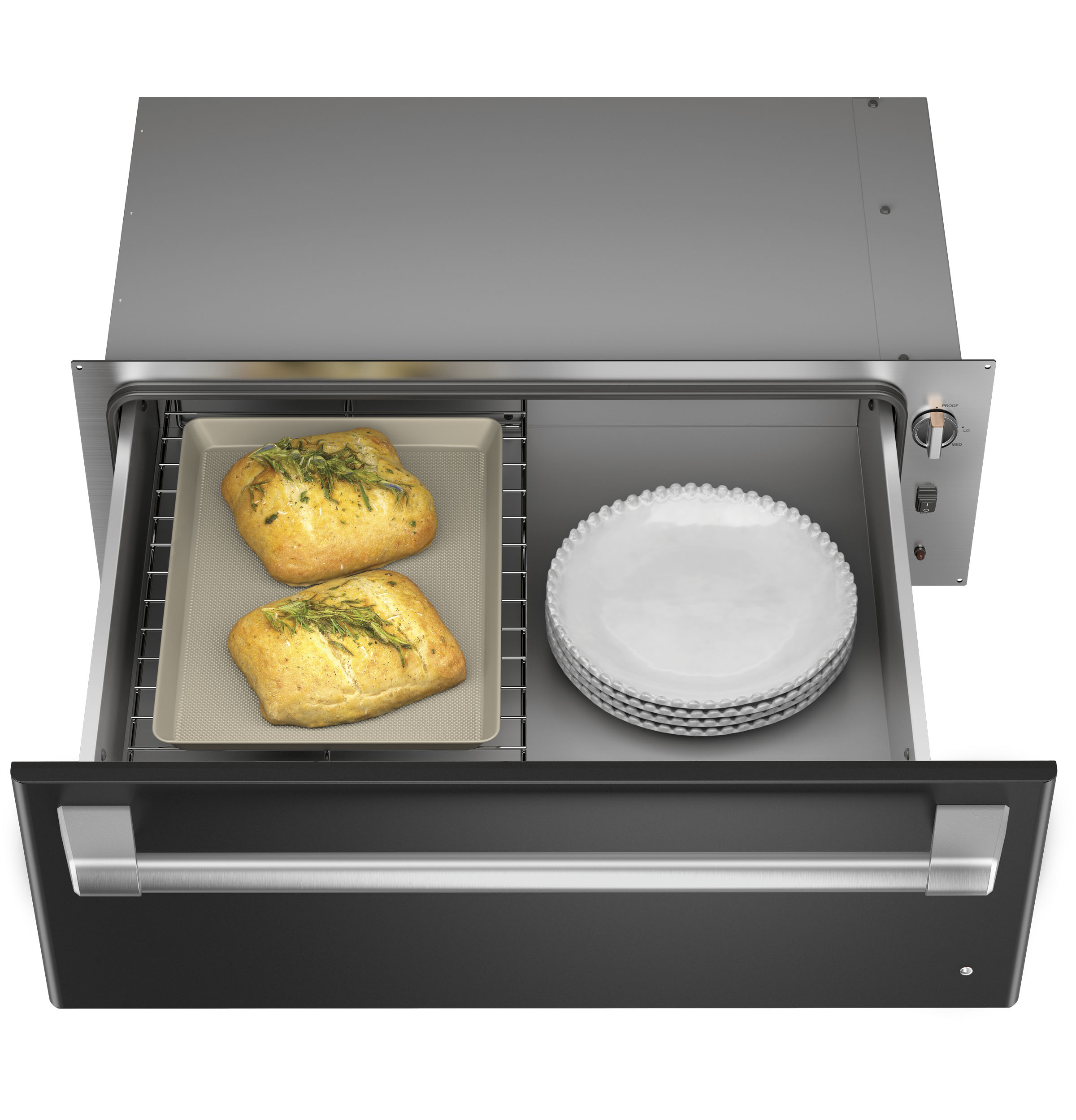 Café™ 30" Matte Black Warming Drawer view 5