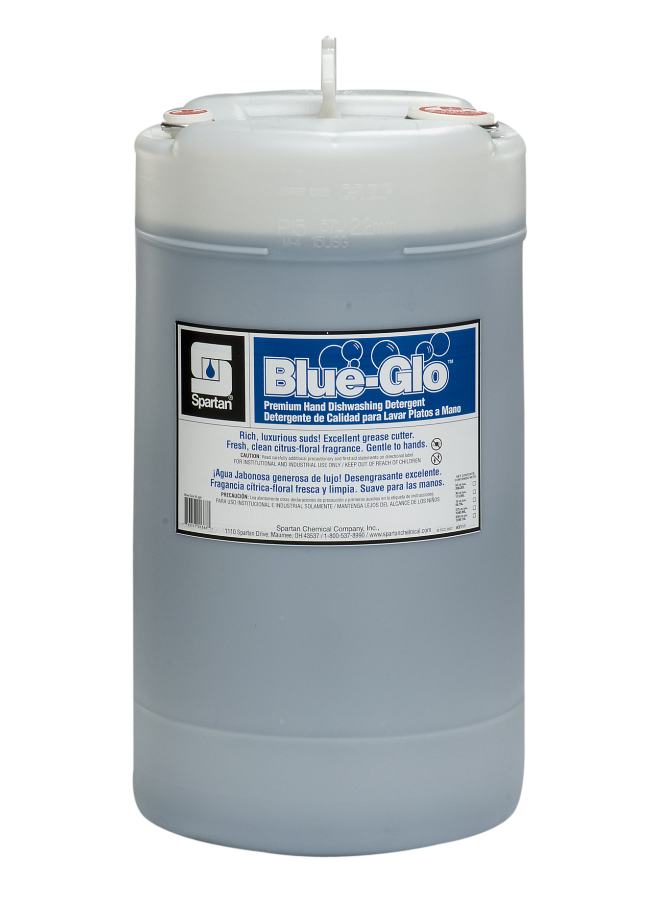 Spartan Chemical Company Blue-Glo, 15 GAL DRUM