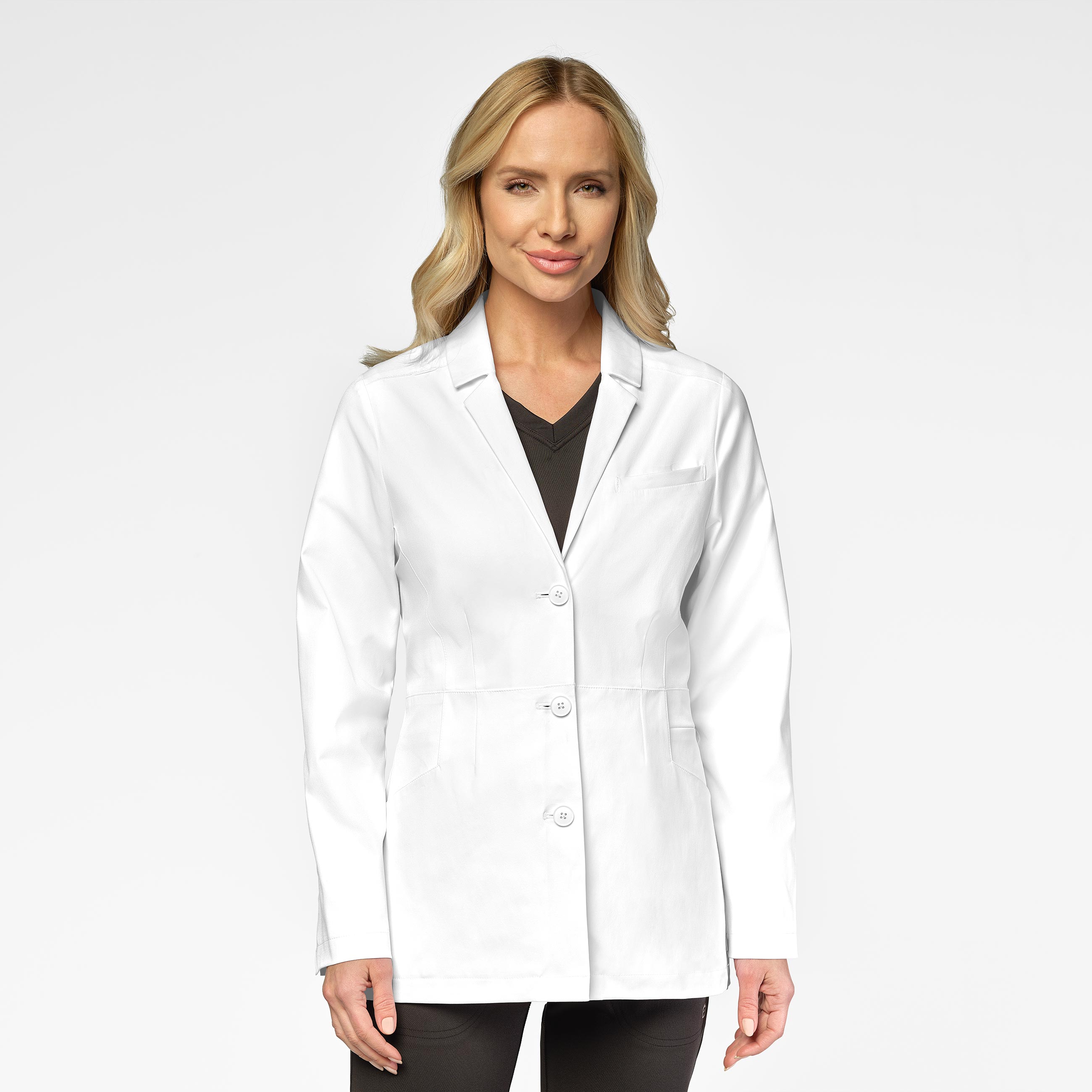 WonderWink Slate Women&#8216;s 28 Inch Doctors Coat-WonderWink