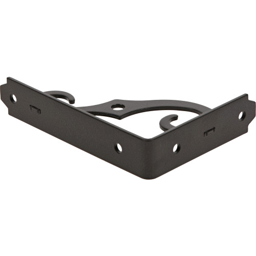 Hardware Essentials Ornamental Shelf Bracket Antique Bronze (5" x 31/2")