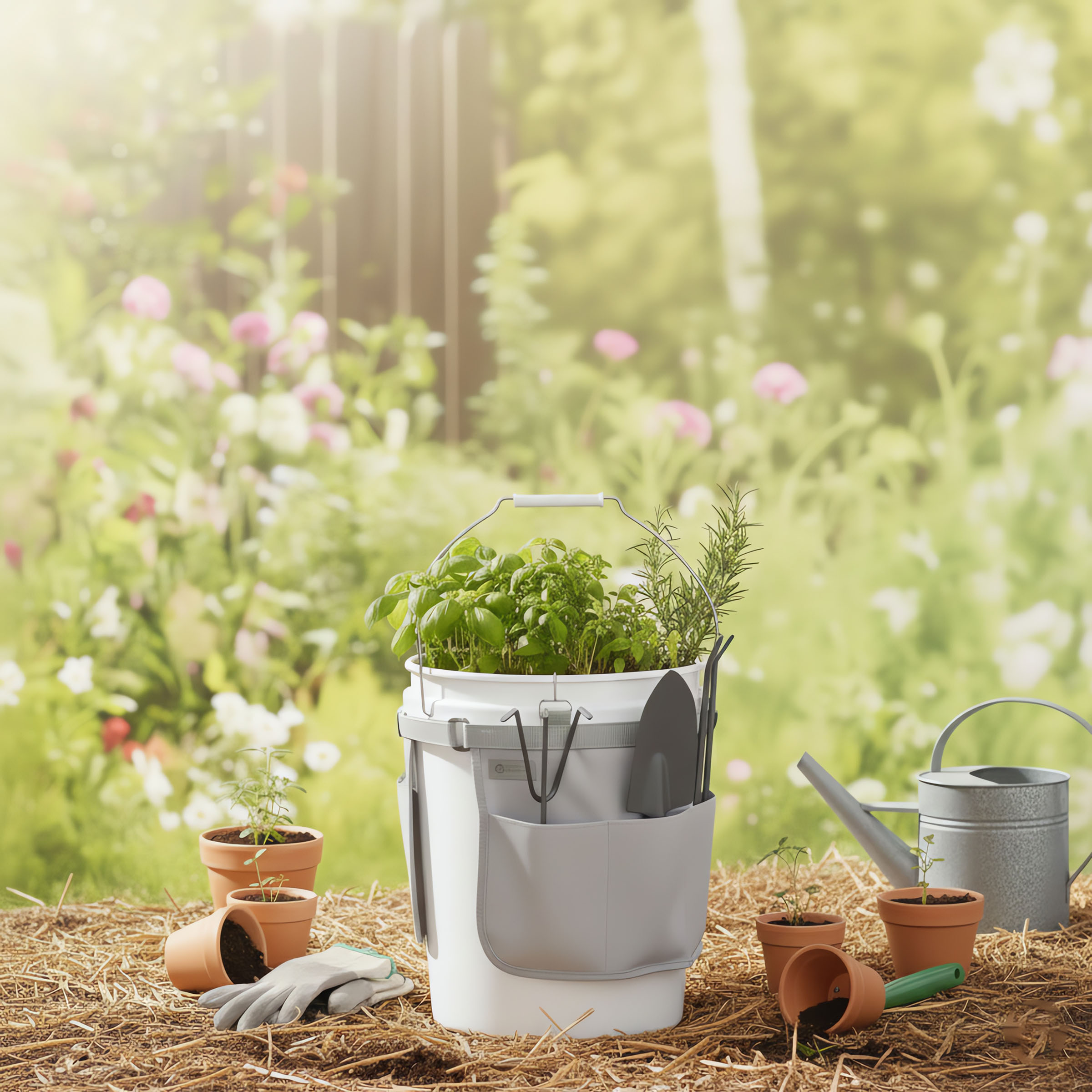 Garden Bucket Tool Organizer