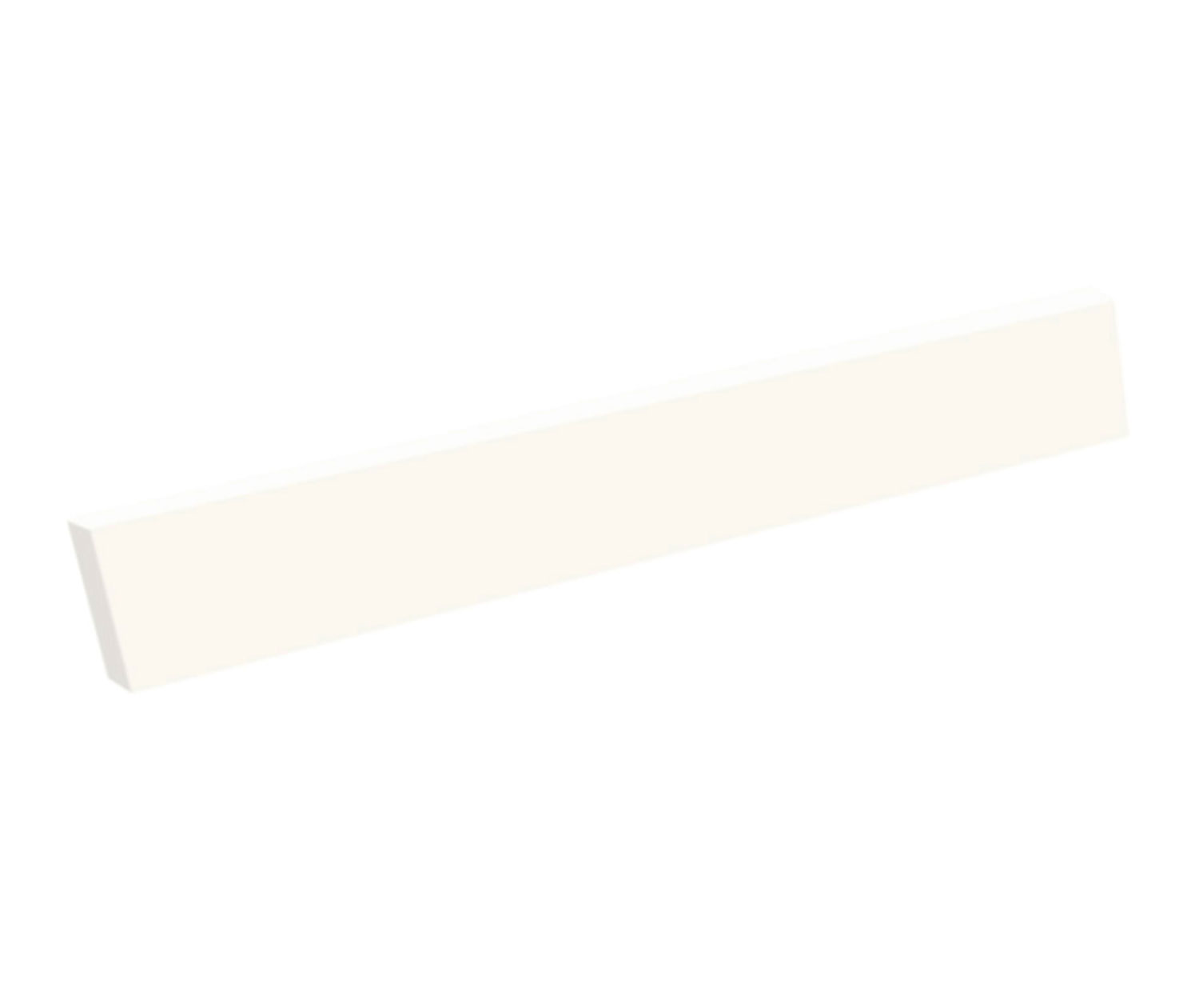 VT-21-3SS 3/8" x 3" x 21" Sidesplash Ellipse Vanity Tops